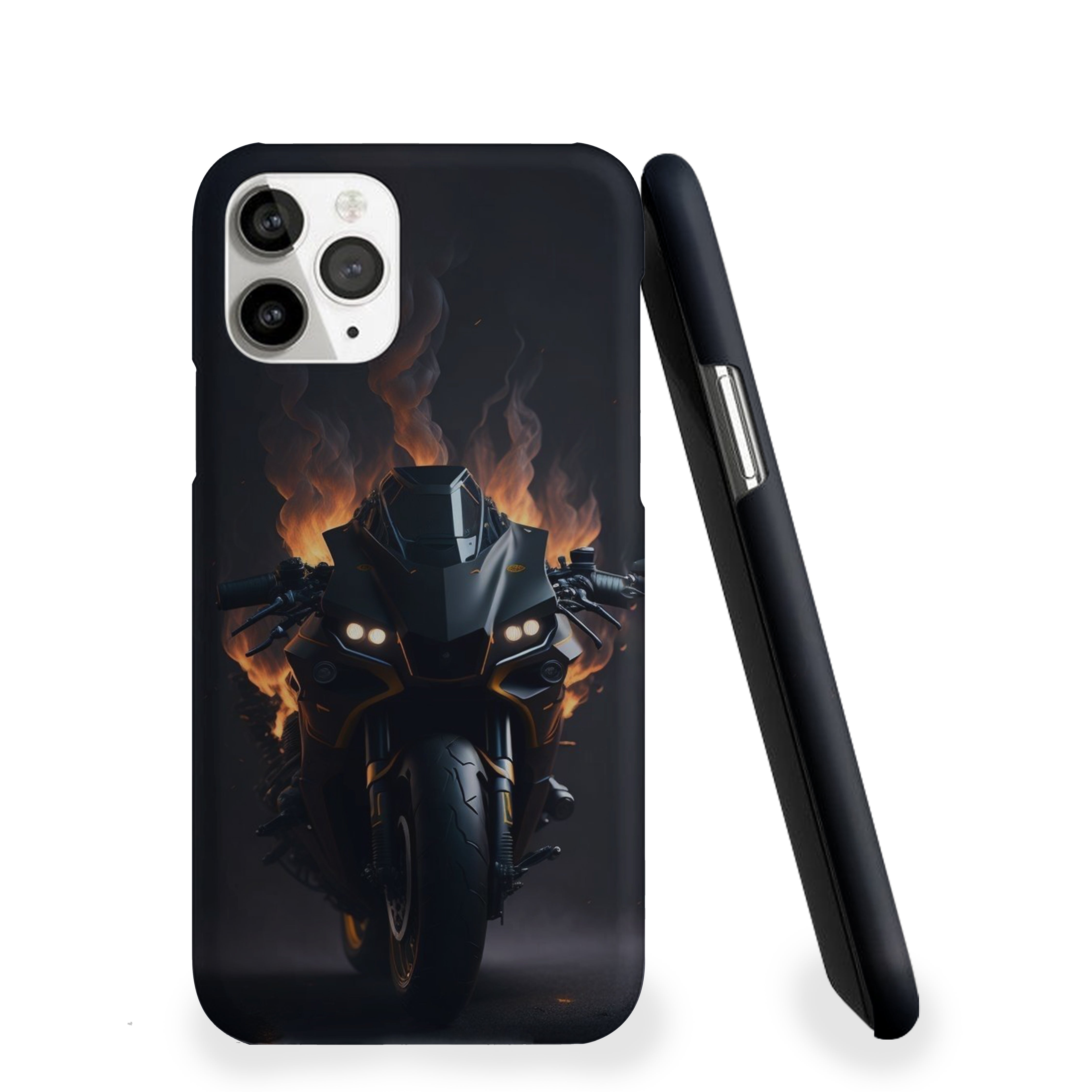 Flaming Phantom Bike Phone Cover