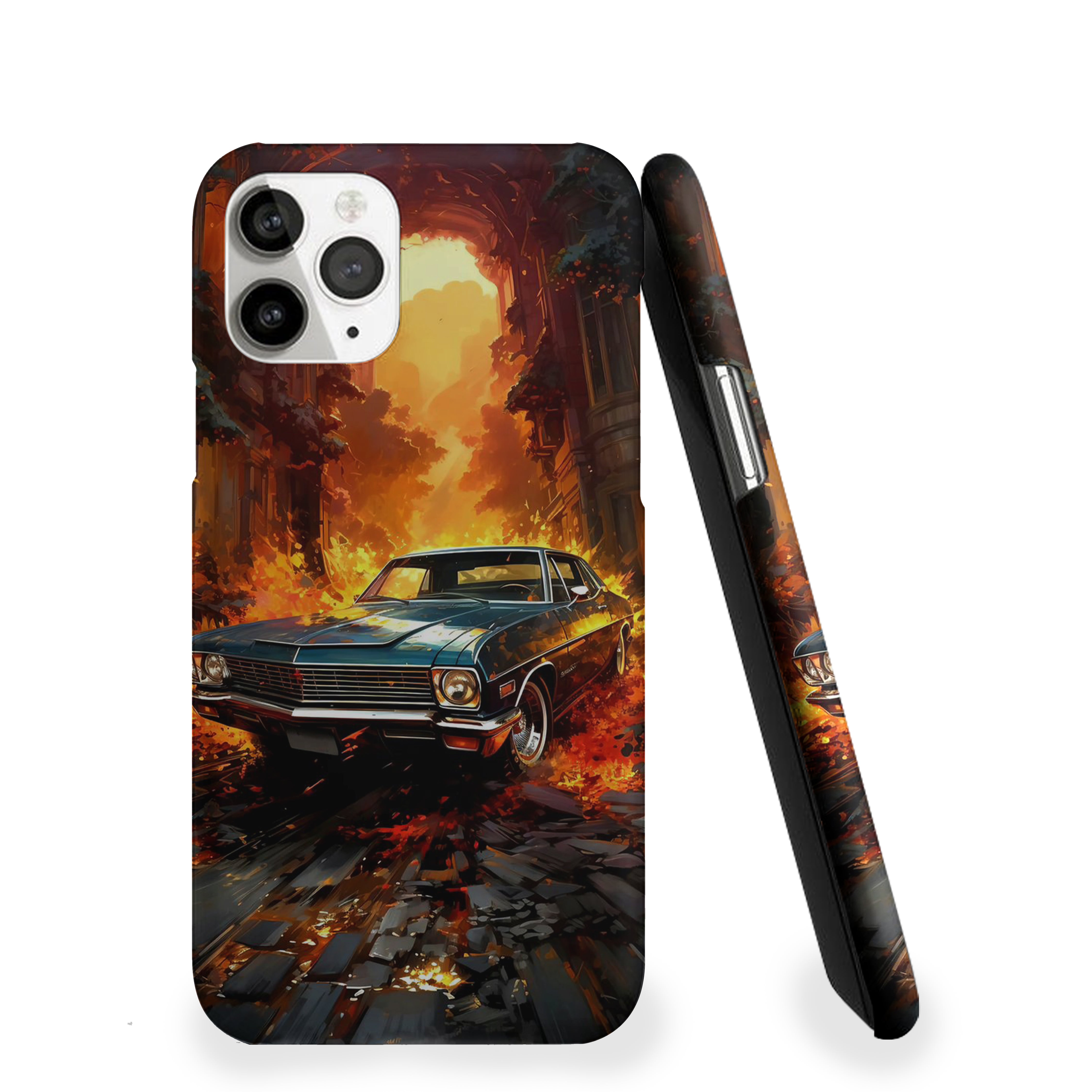 Blazing Muscle Car Phone Cover