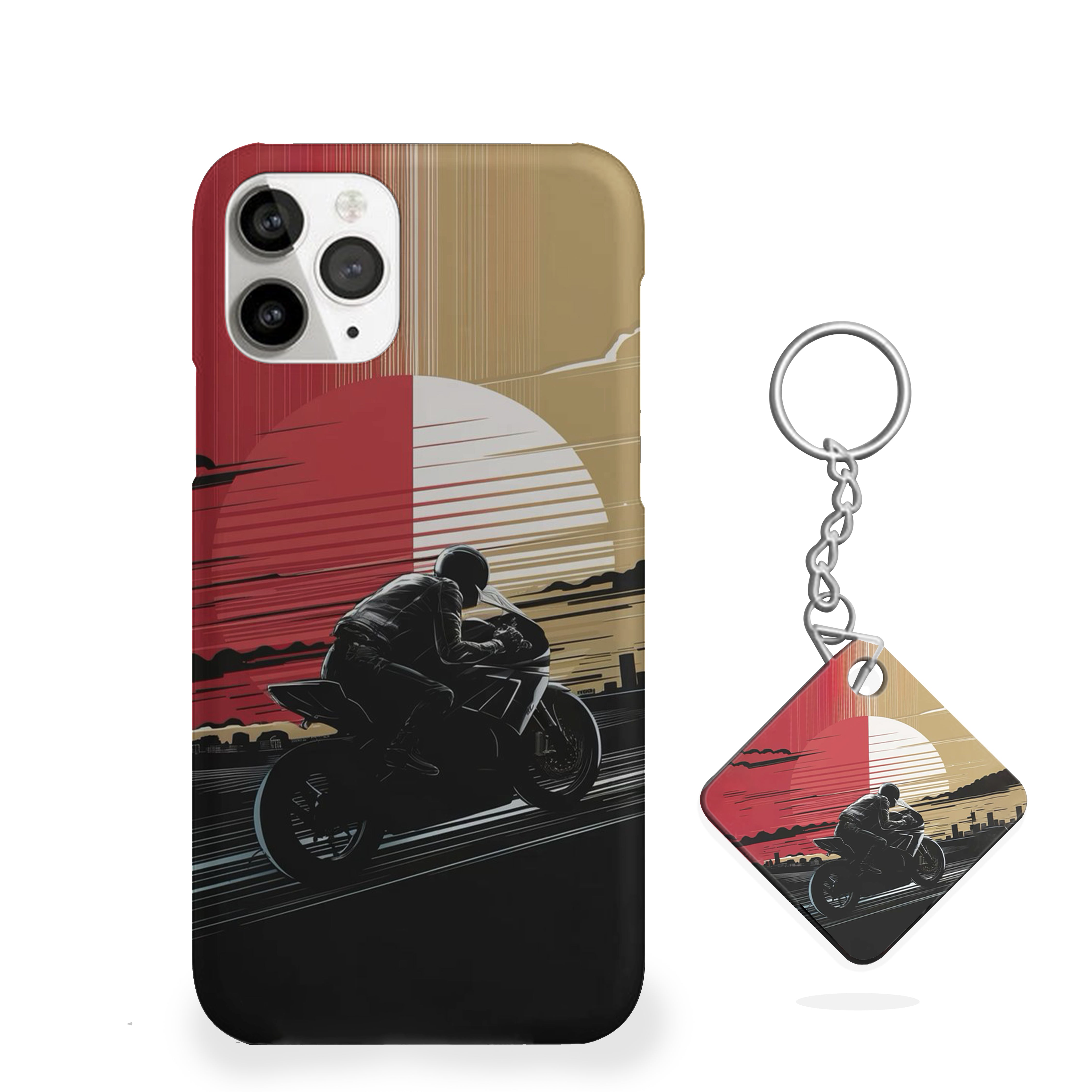 Neon Drifter Bike Phone Cover