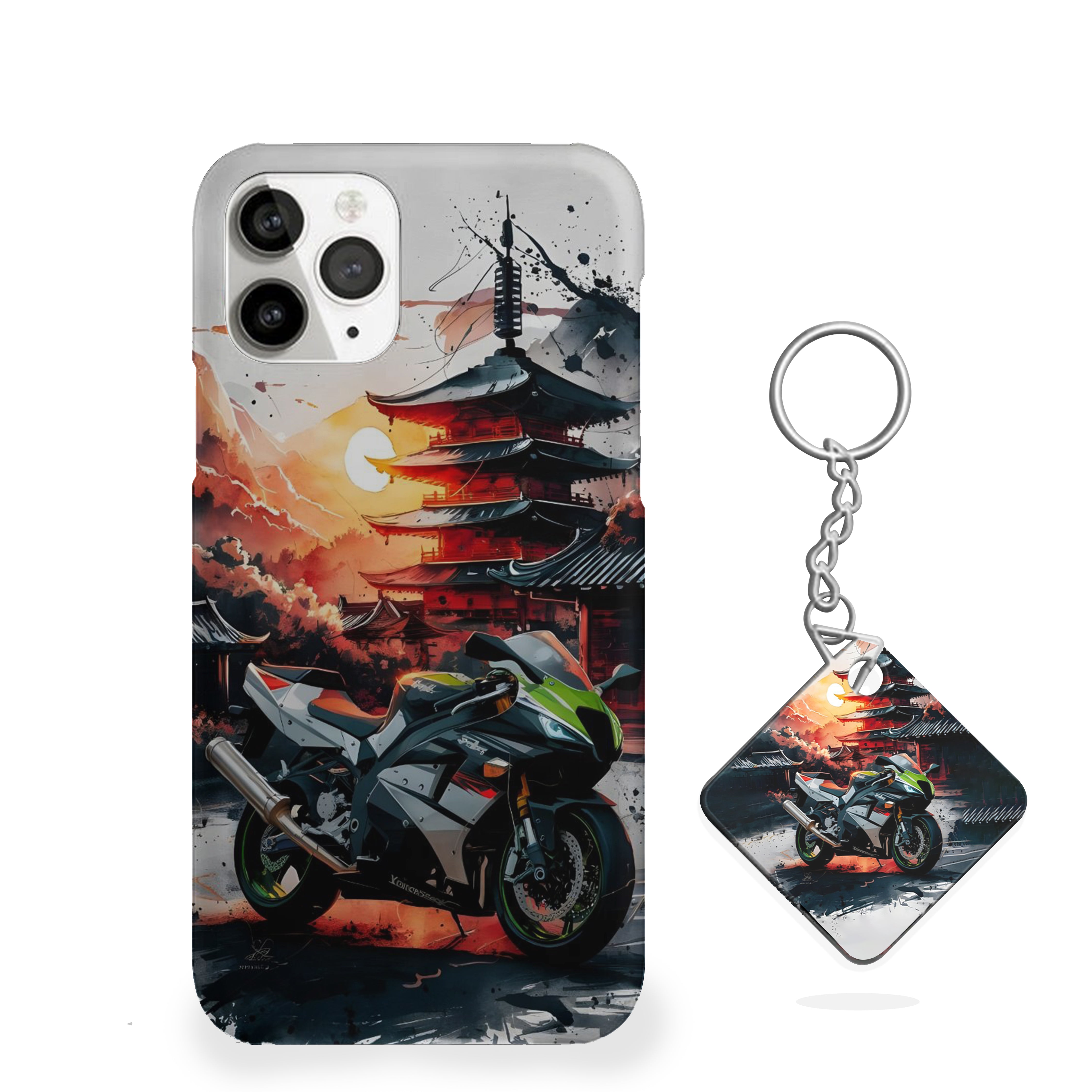 Samurai Rider Bike Phone Cover