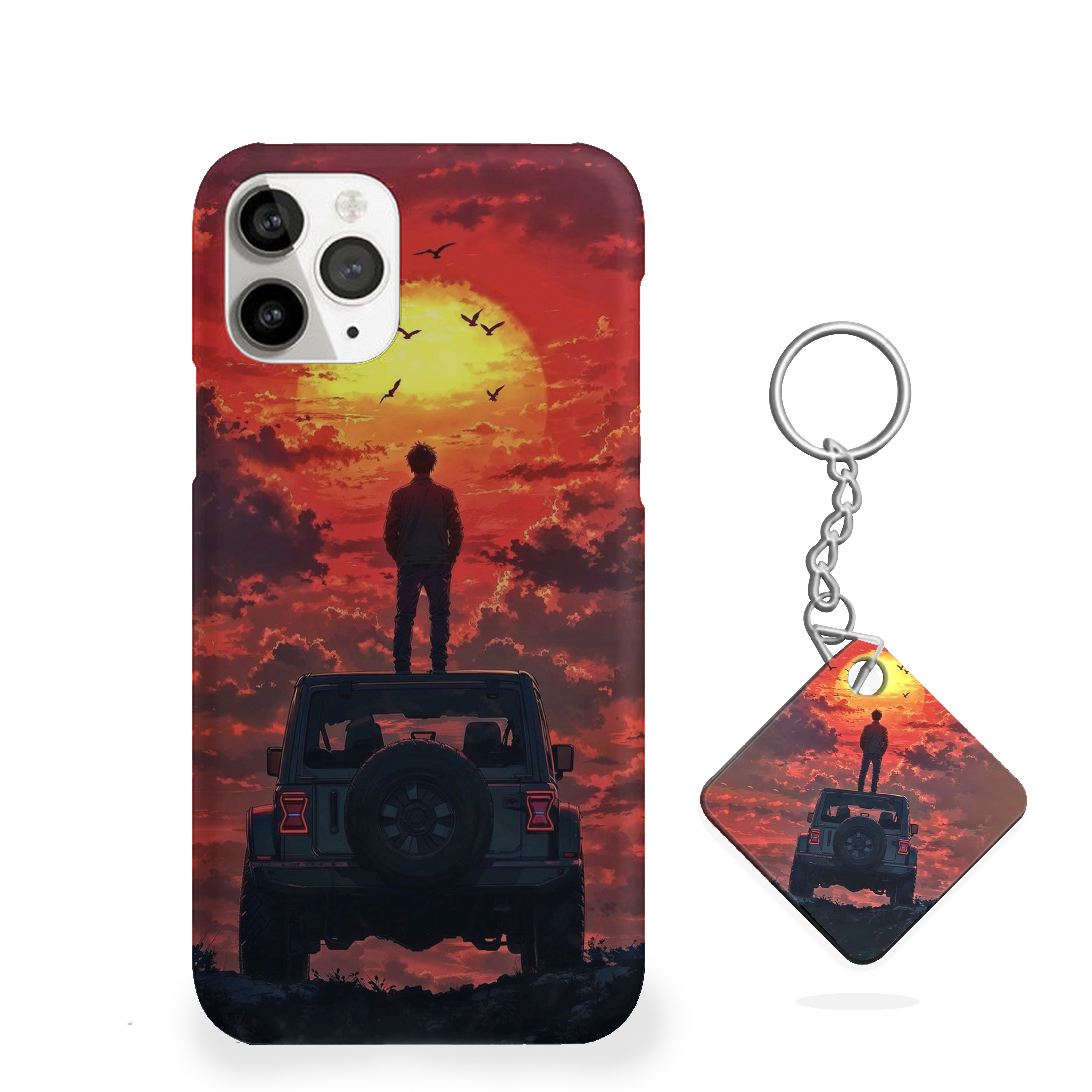 Sunset Wanderer Car Phone Cover