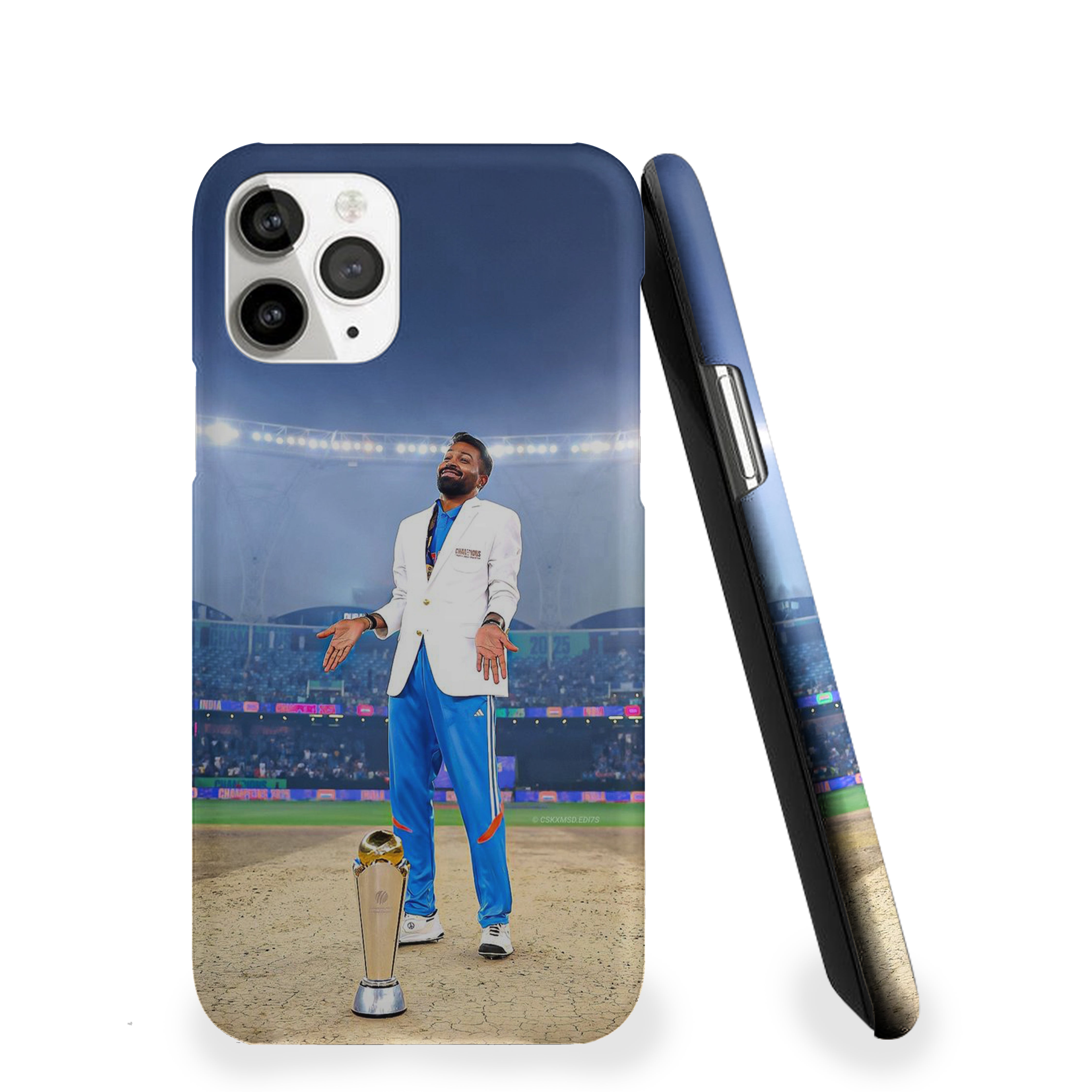Hardik Pandya in Action Cricket Phone Cover