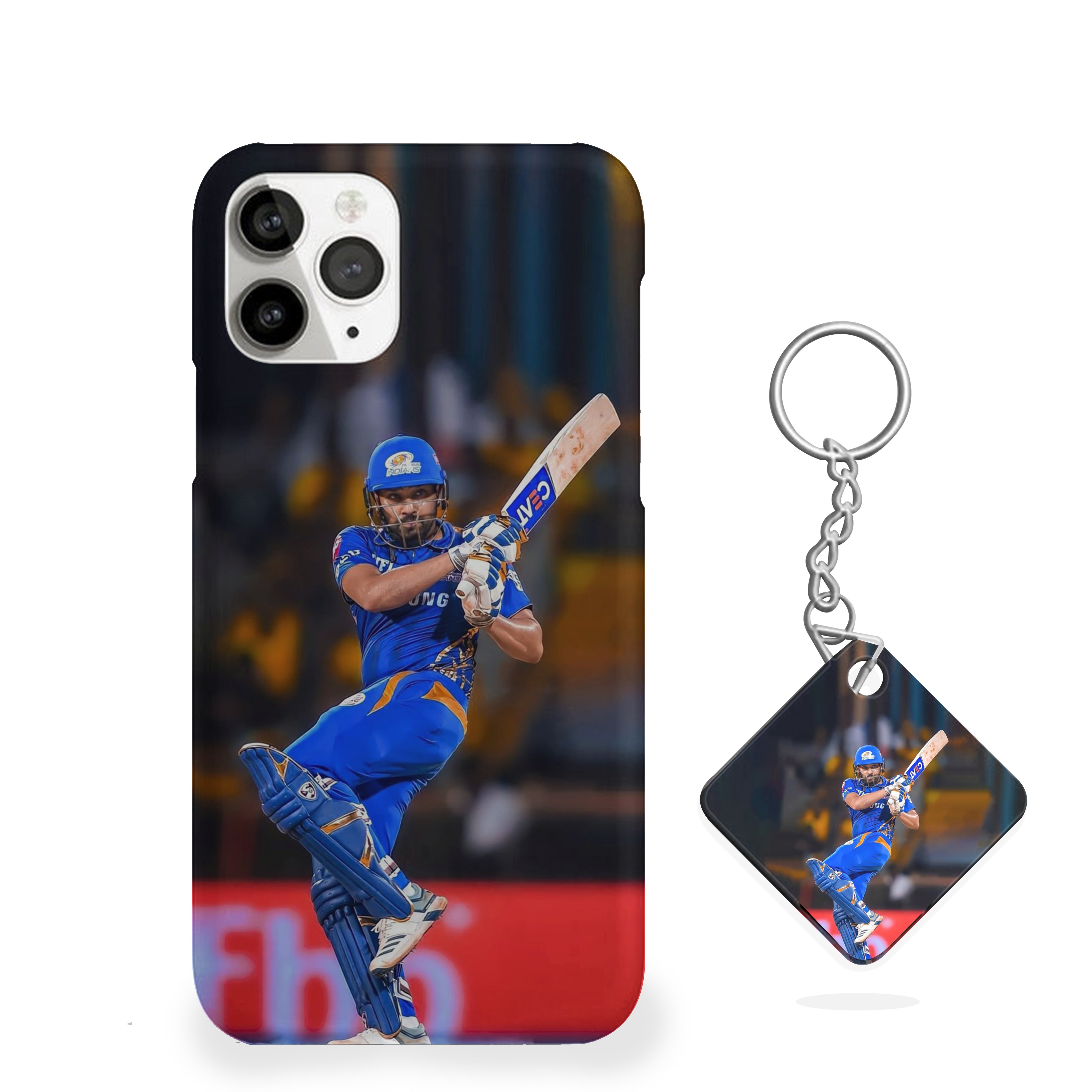 Rohit Sharma Powerful Shot Cricket Phone Cover