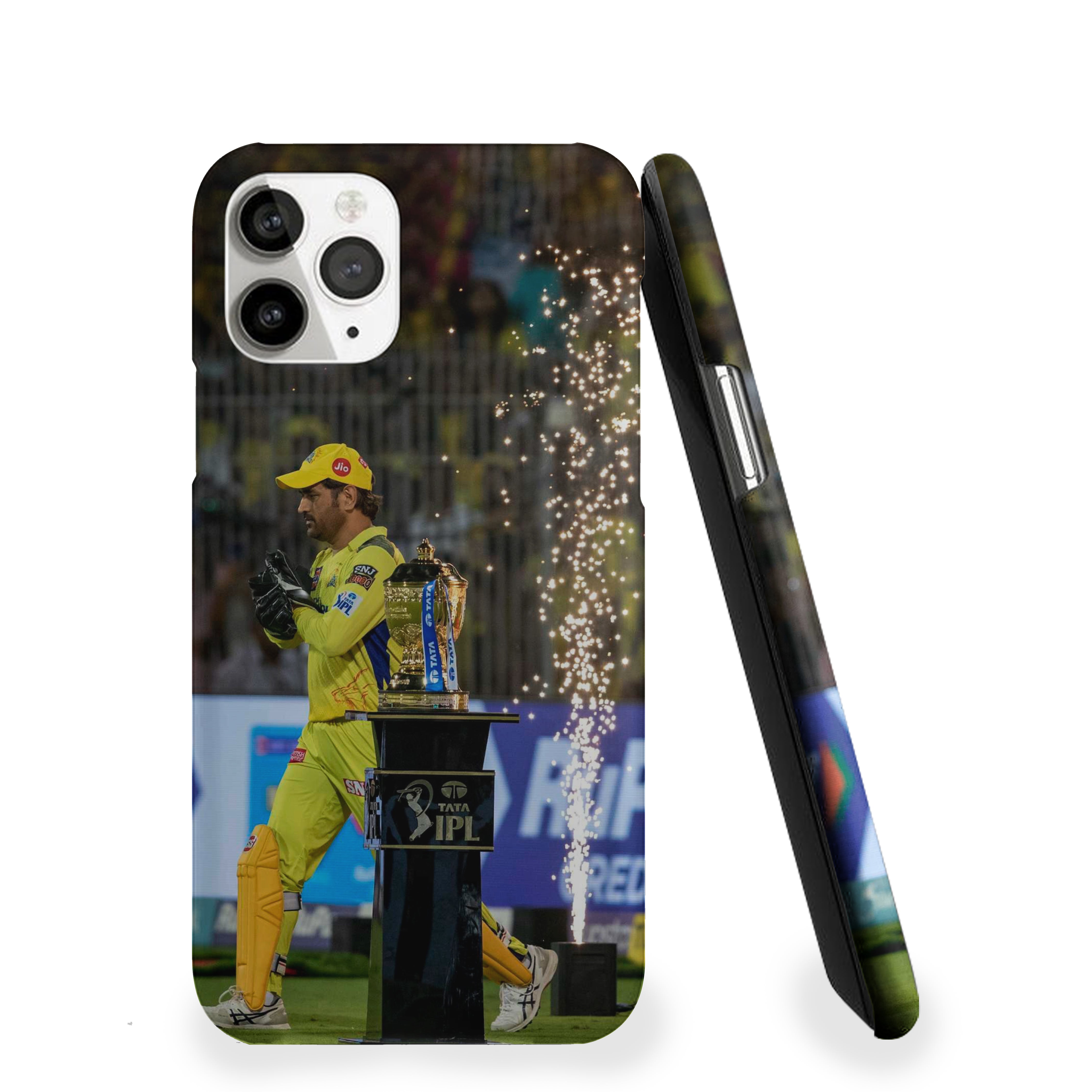 MS Dhoni CSK With Cup Cricket Phone Cover
