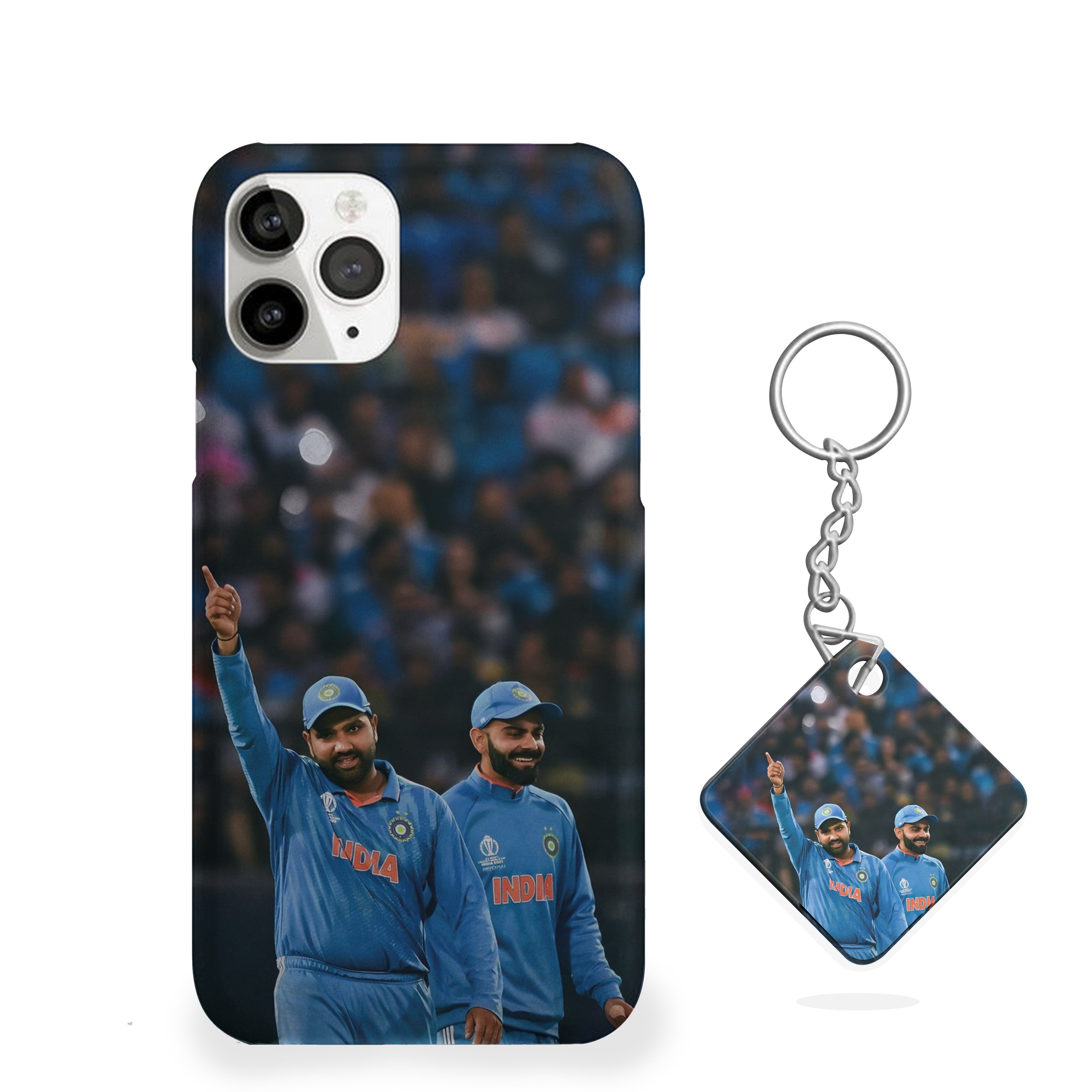 Virat Kohli and Rohit Sharma Cricket Phone Cover