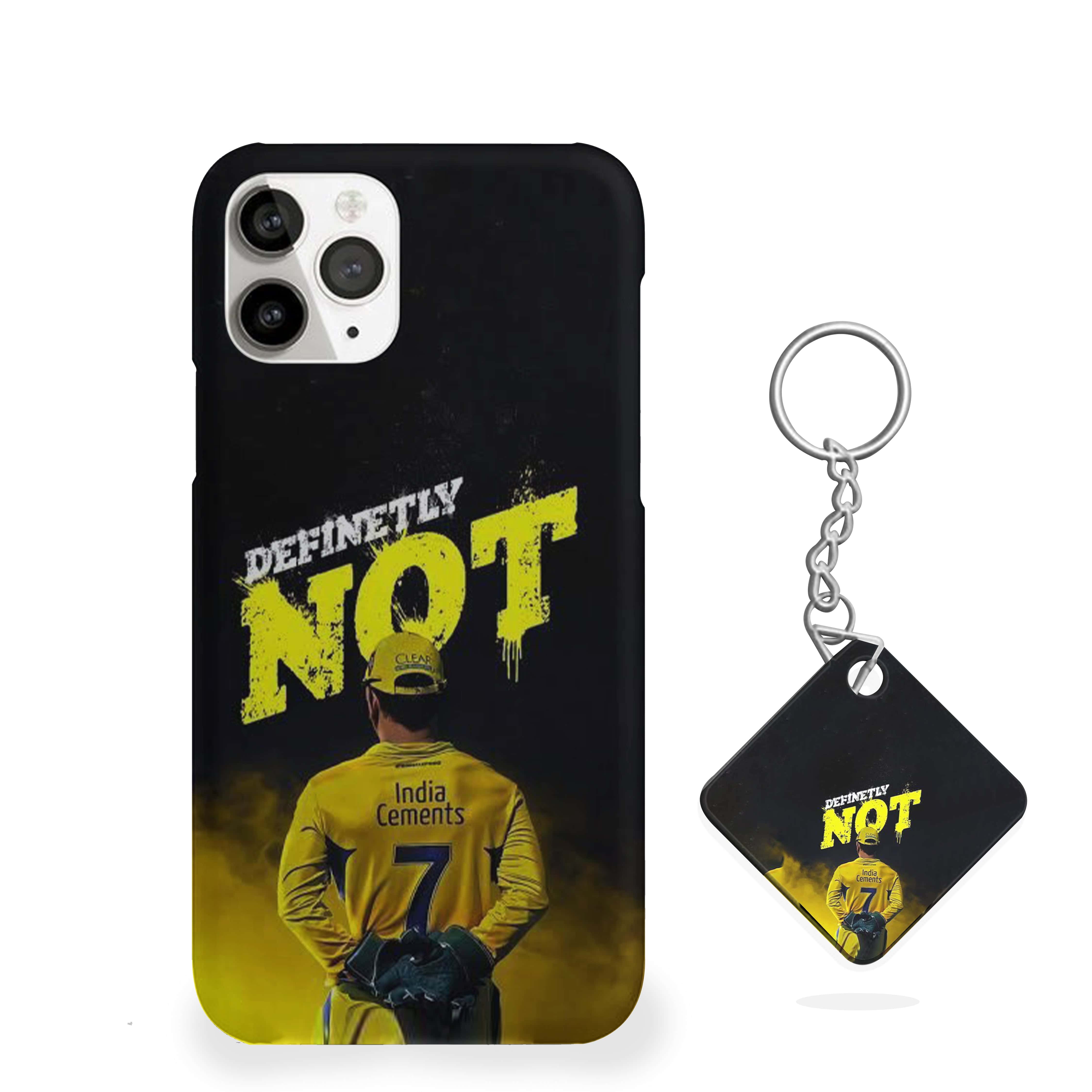 MSD DEFINETLY NOT Cricket Phone Cover