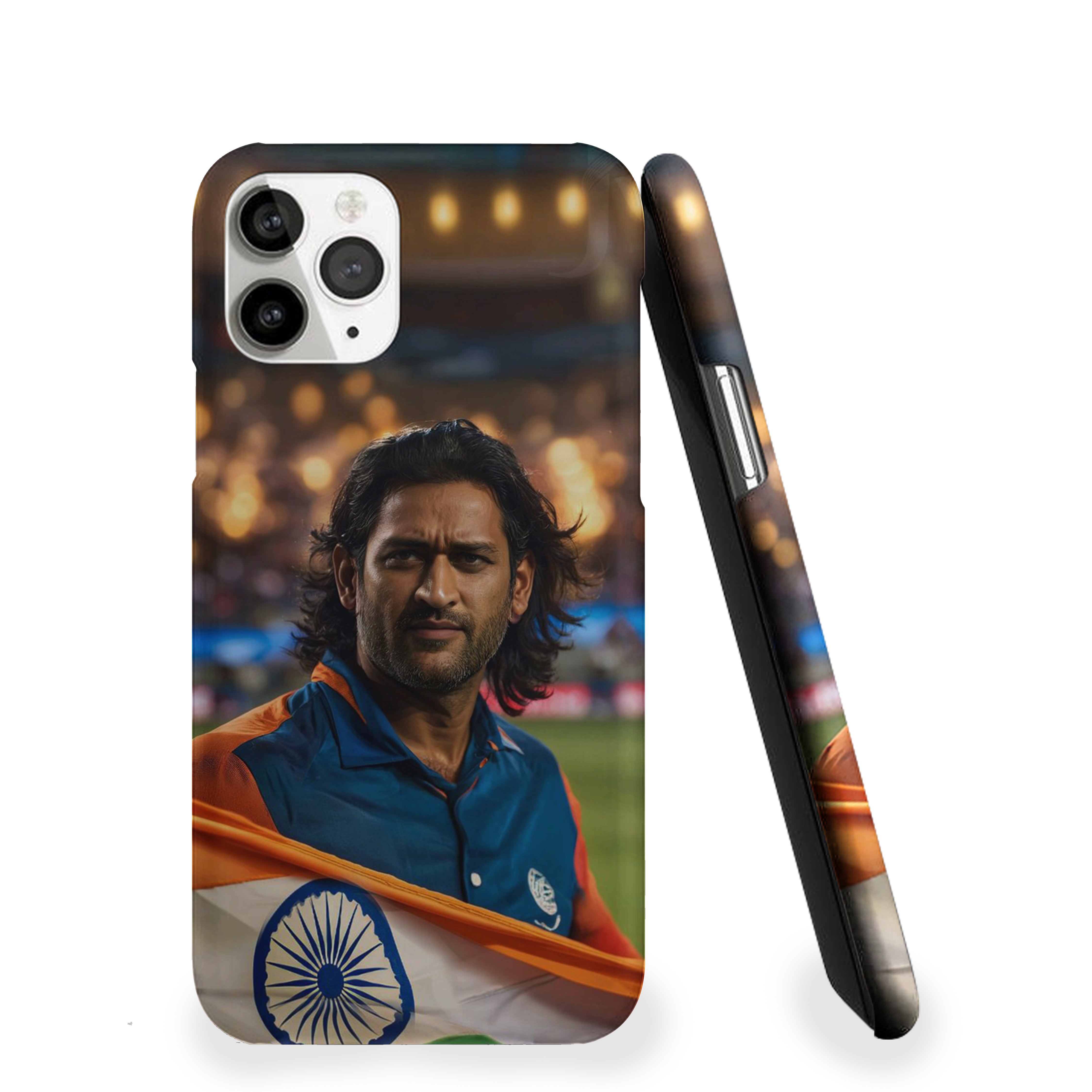 The Aura Of MSD Cricket Phone Cover