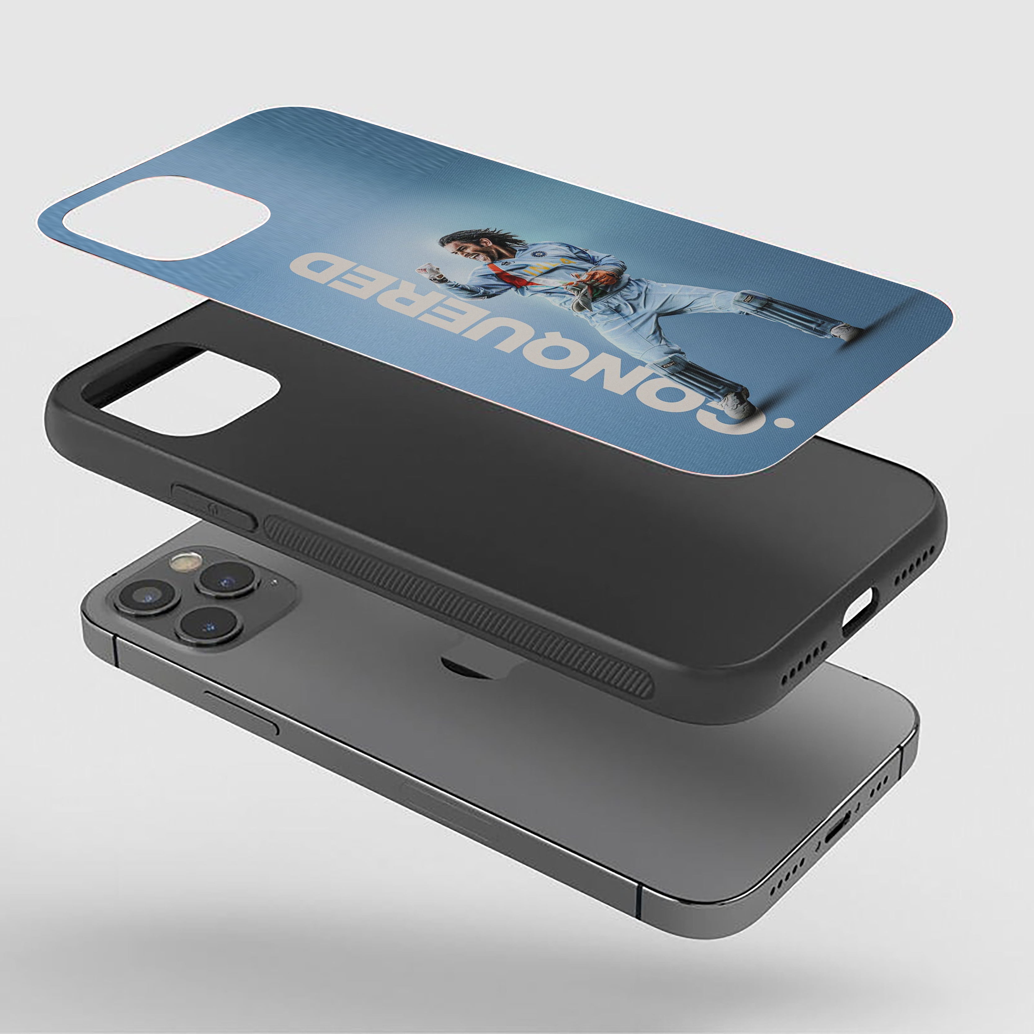 Victory Conquered Cricket Silicone Armored Phone Case