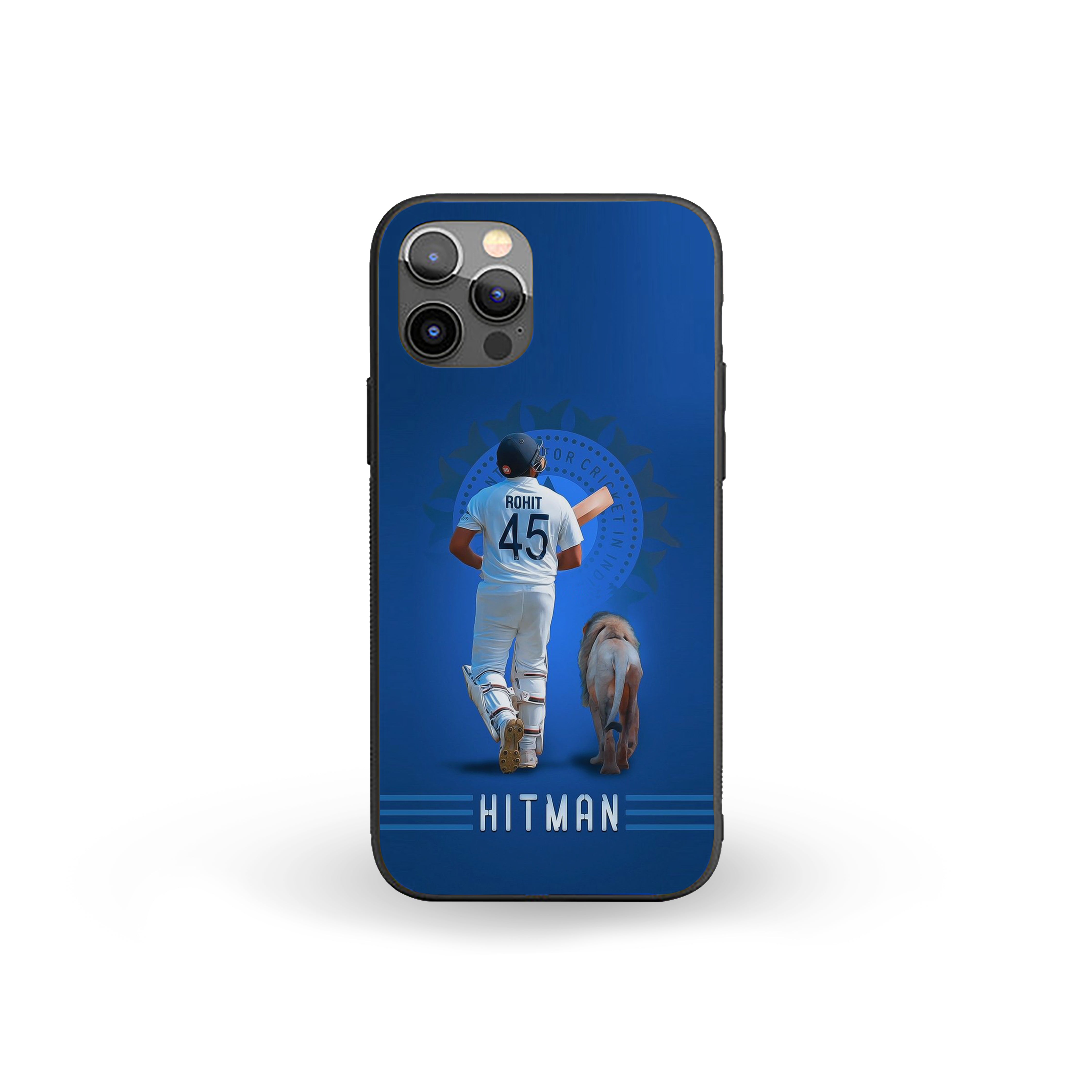 THE HITMAN Cricket Silicone Armored Phone Case