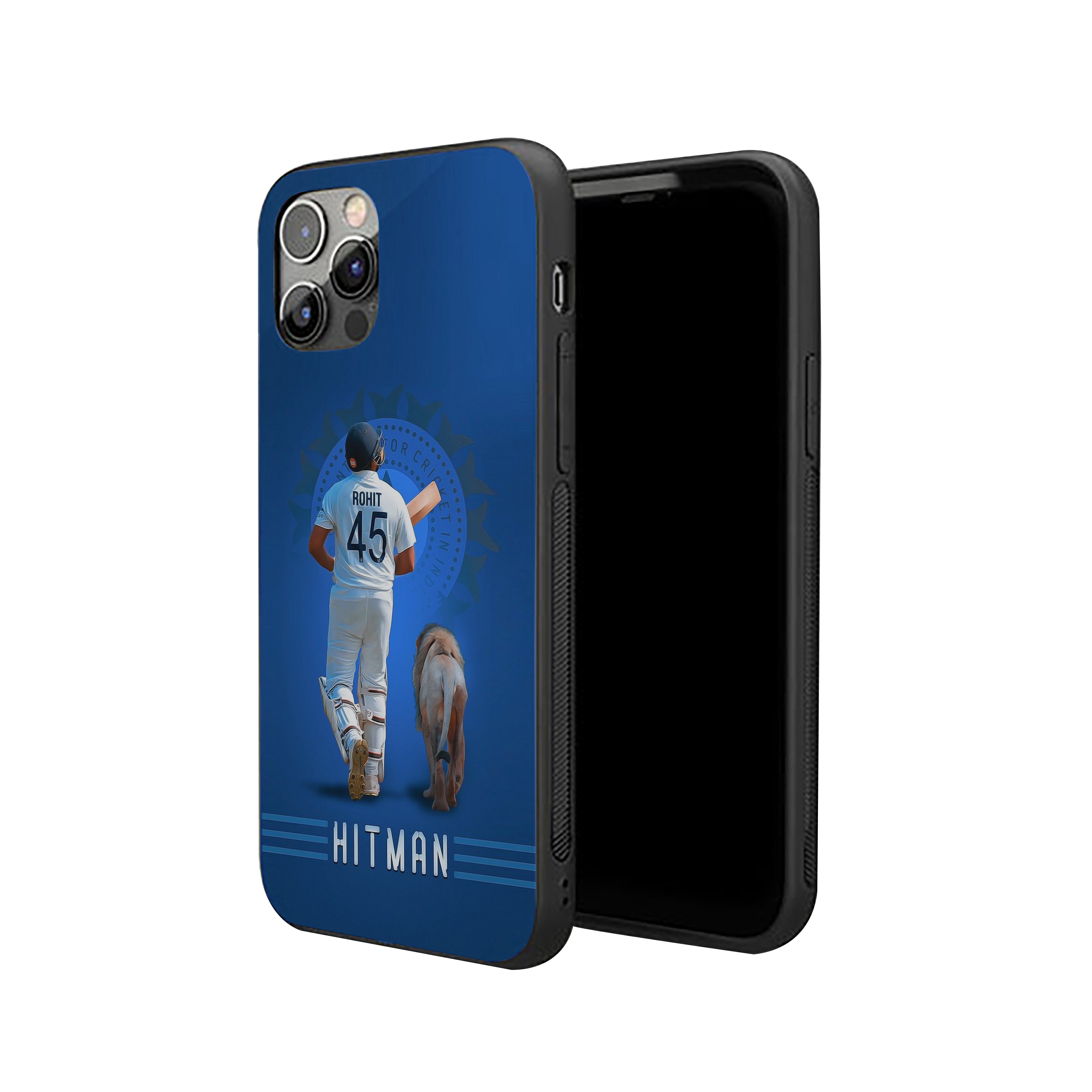 THE HITMAN Cricket Silicone Armored Phone Case