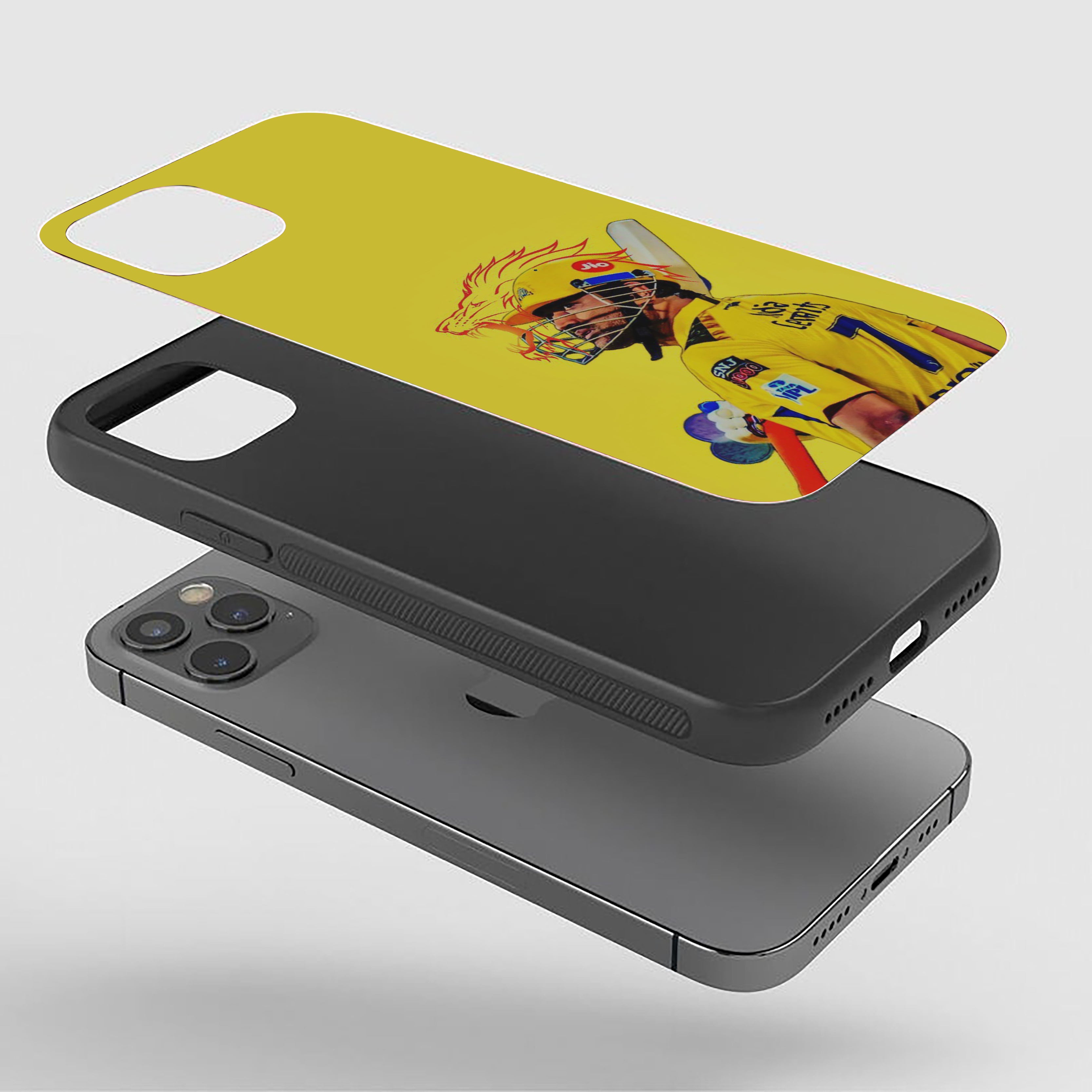 MS DHONI The Legend Cricket Silicone Armored Phone Case