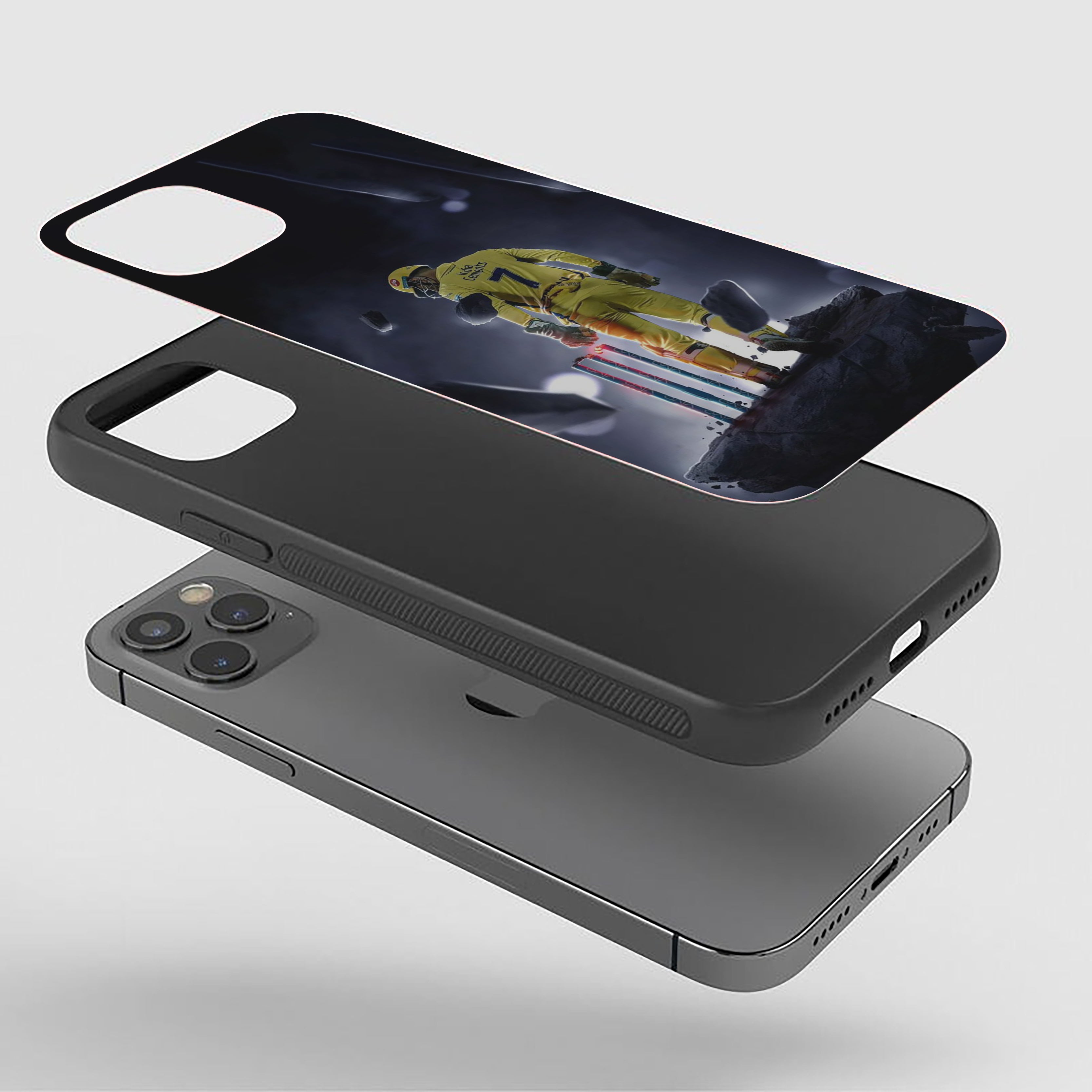 MSD Victory Stride Cricket Silicone Armored Phone Case