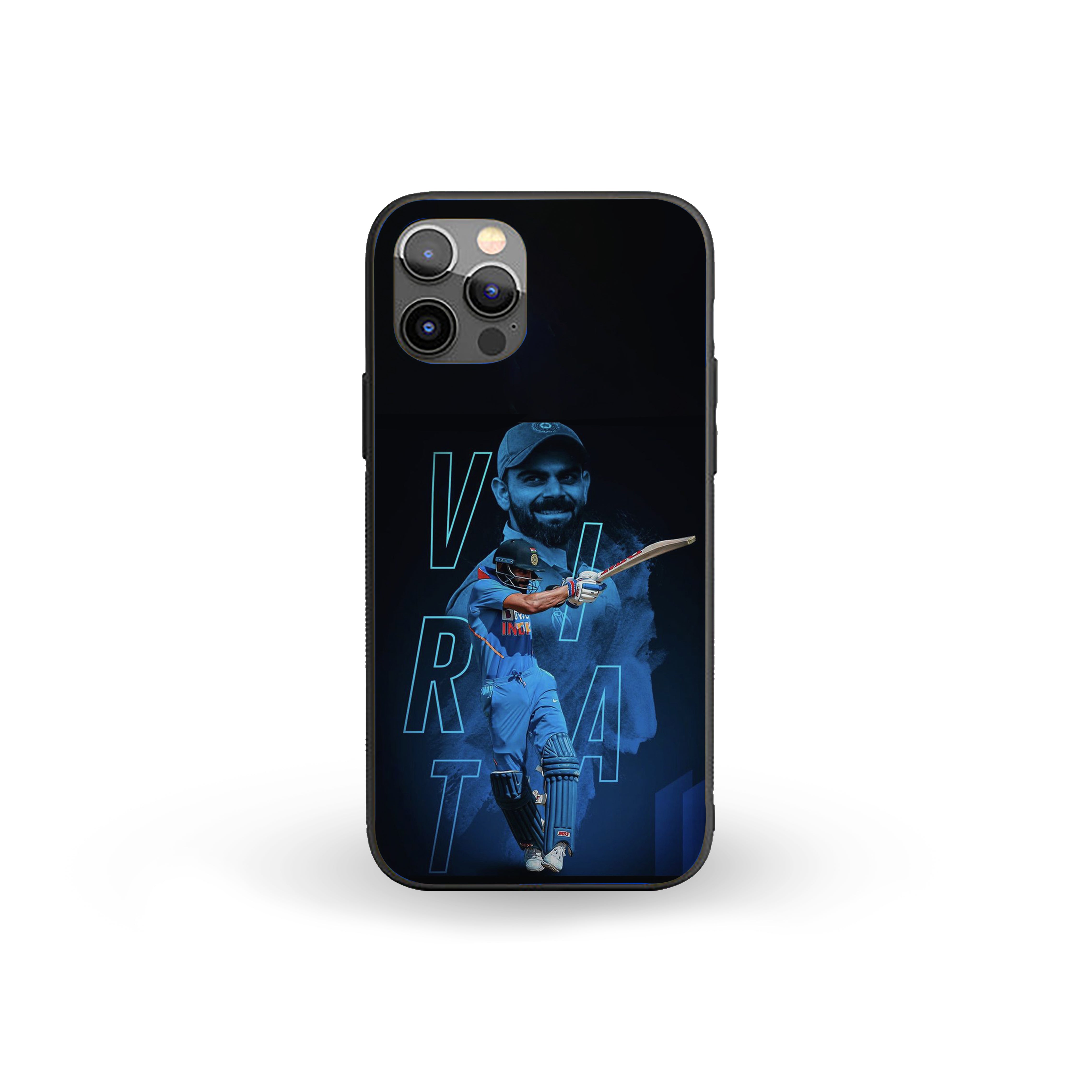 VIRAT stylized Cricket Silicone Armored Phone Case