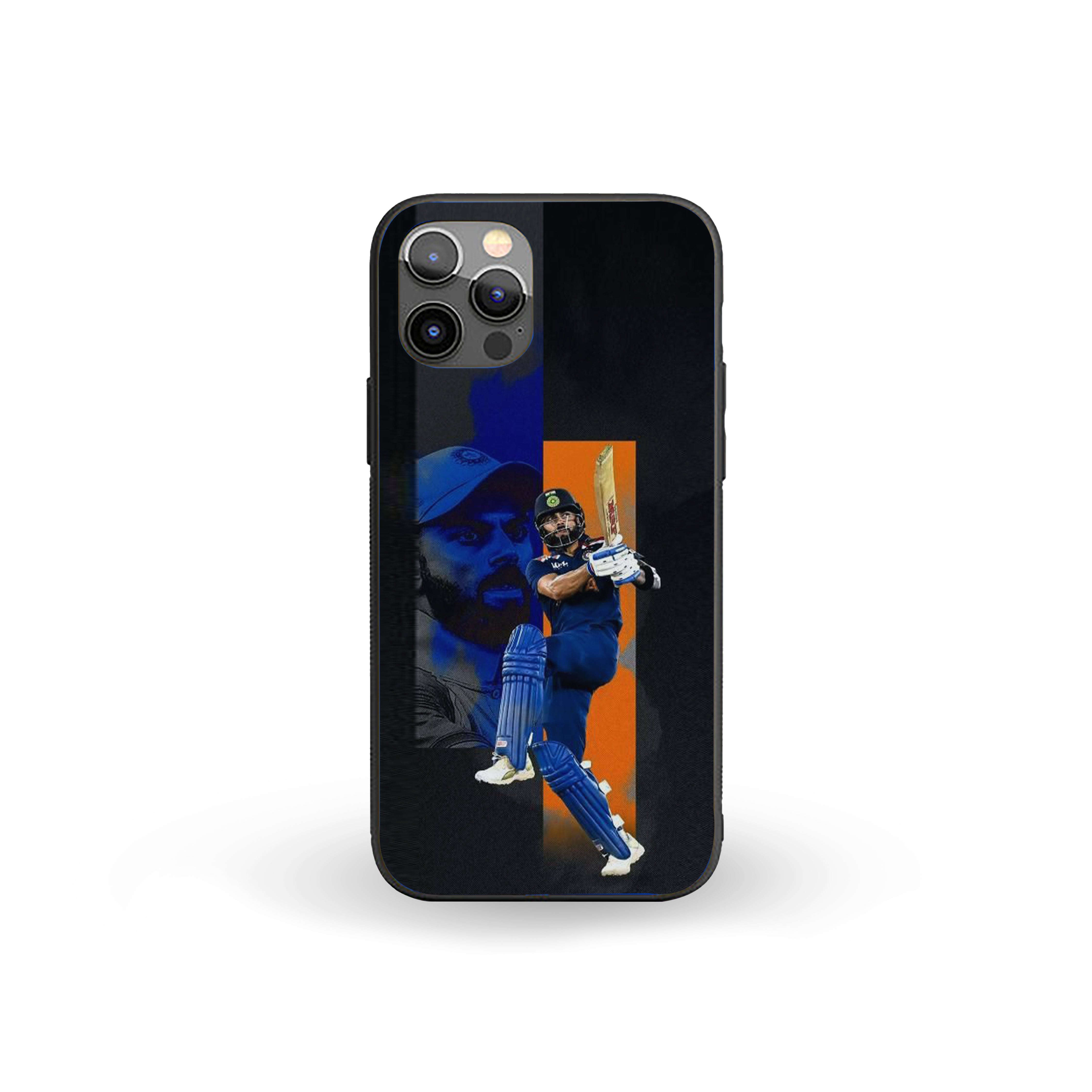 The aura Of VIRAT KOHLI Cricket Silicone Armored Phone Case