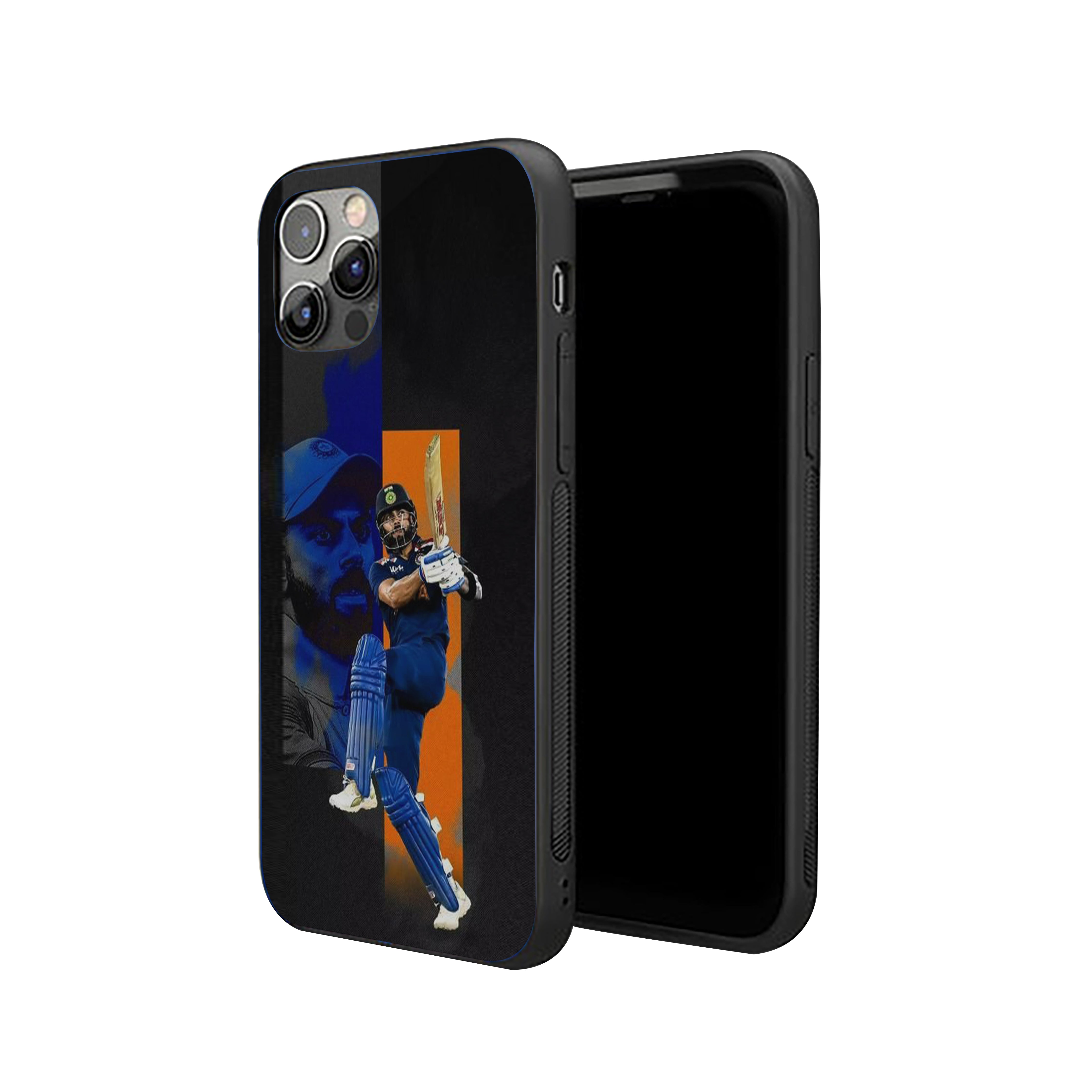 The aura Of VIRAT KOHLI Cricket Silicone Armored Phone Case