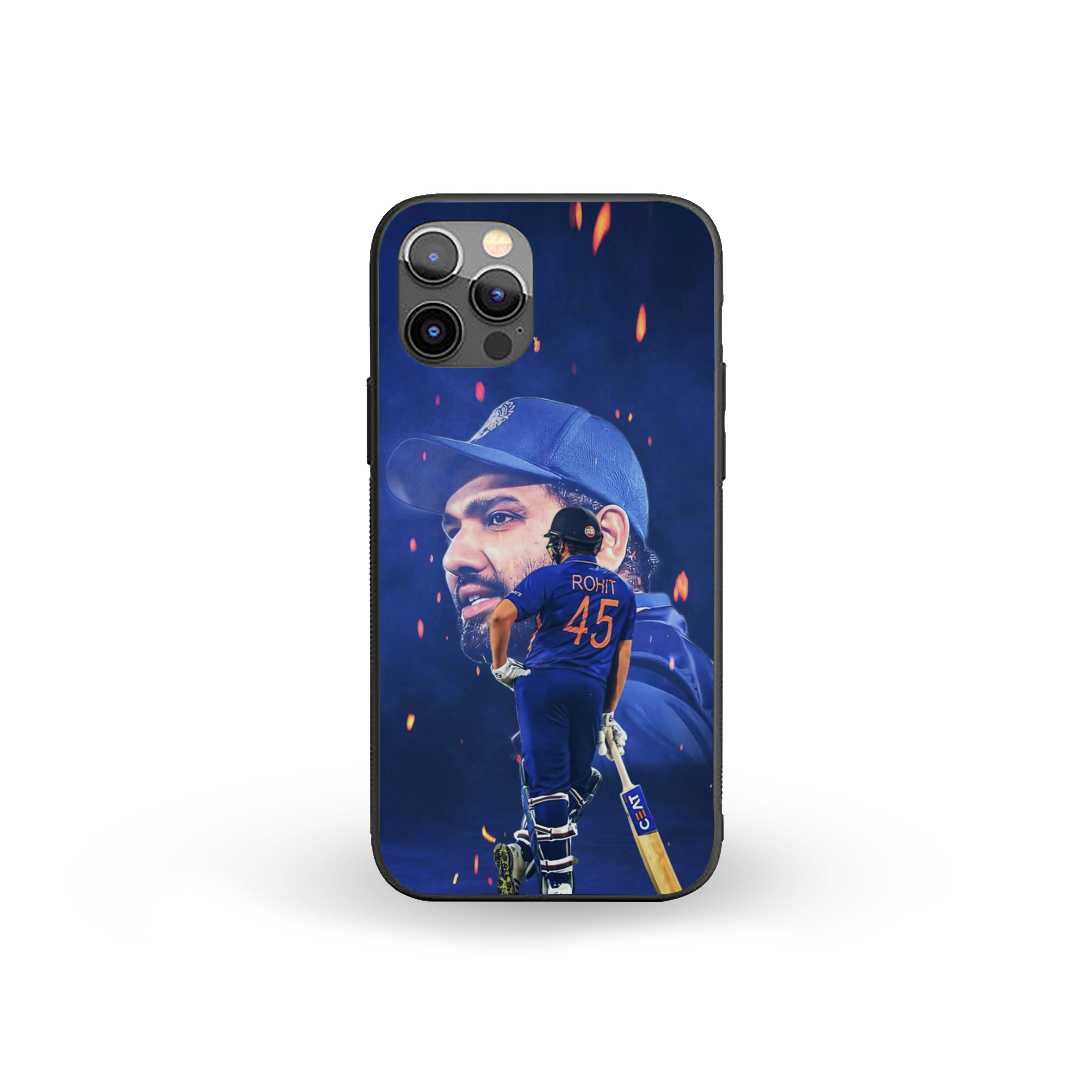 The Hitman Rohit Sharma Cricket Silicone Armored Phone Case
