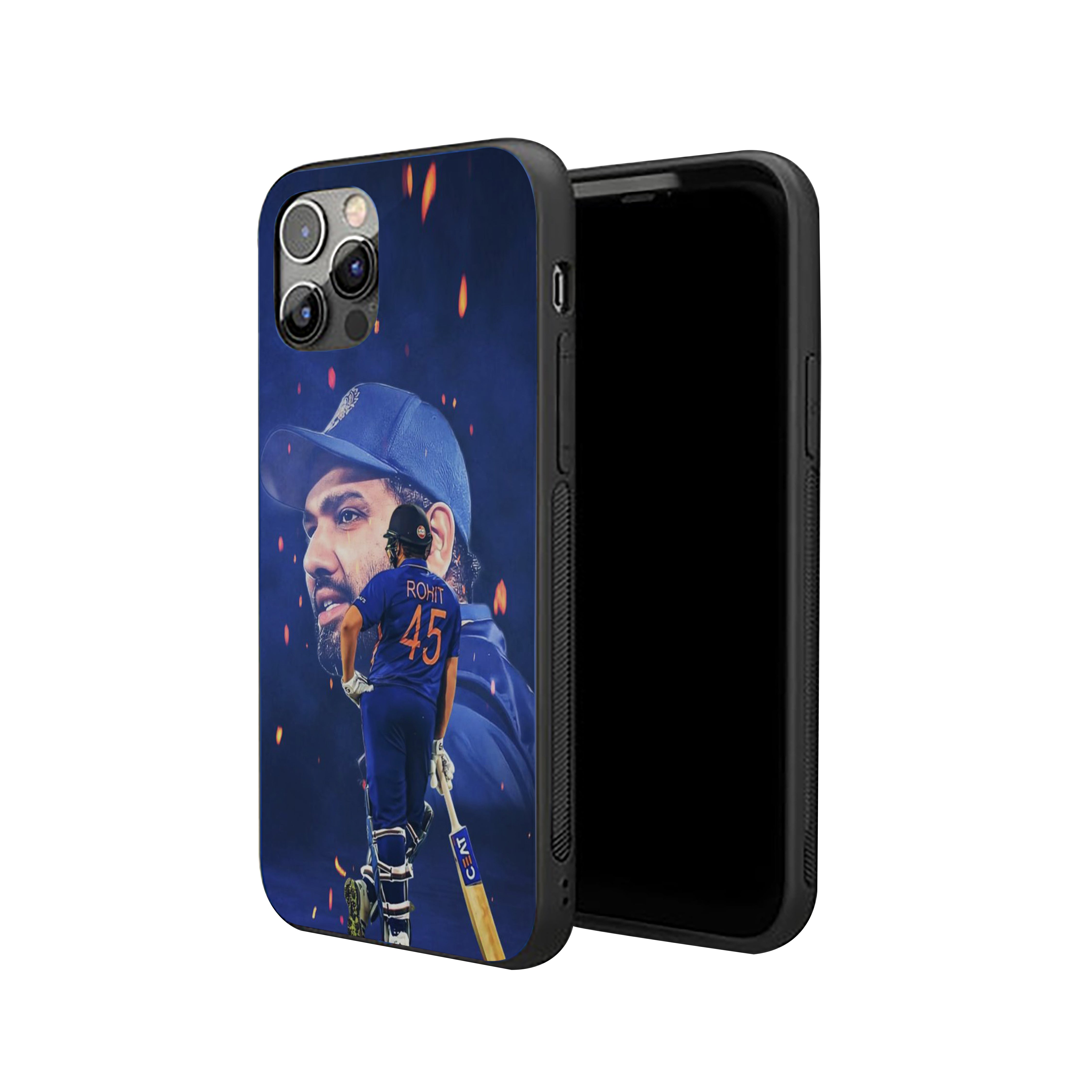 The Hitman Rohit Sharma Cricket Silicone Armored Phone Case