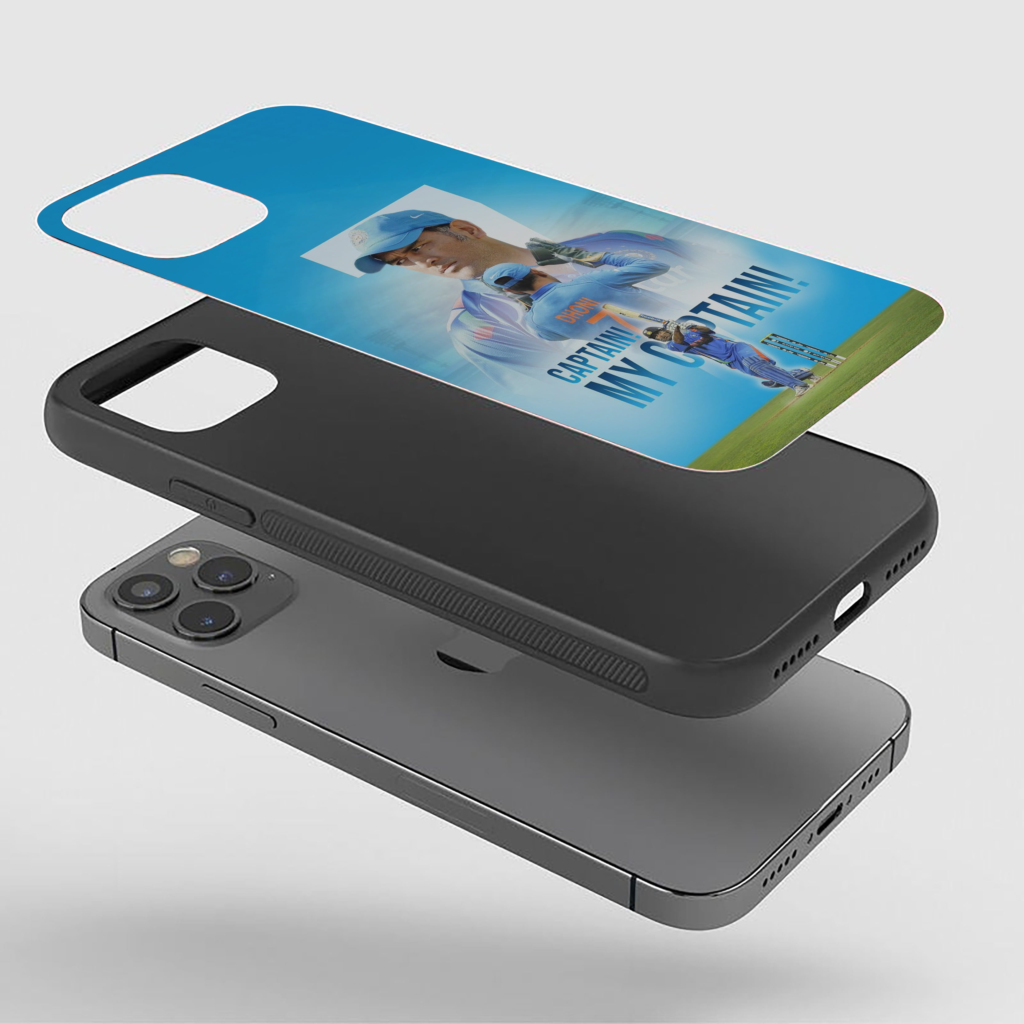 MSD my captain Cricket Silicone Armored Phone Case