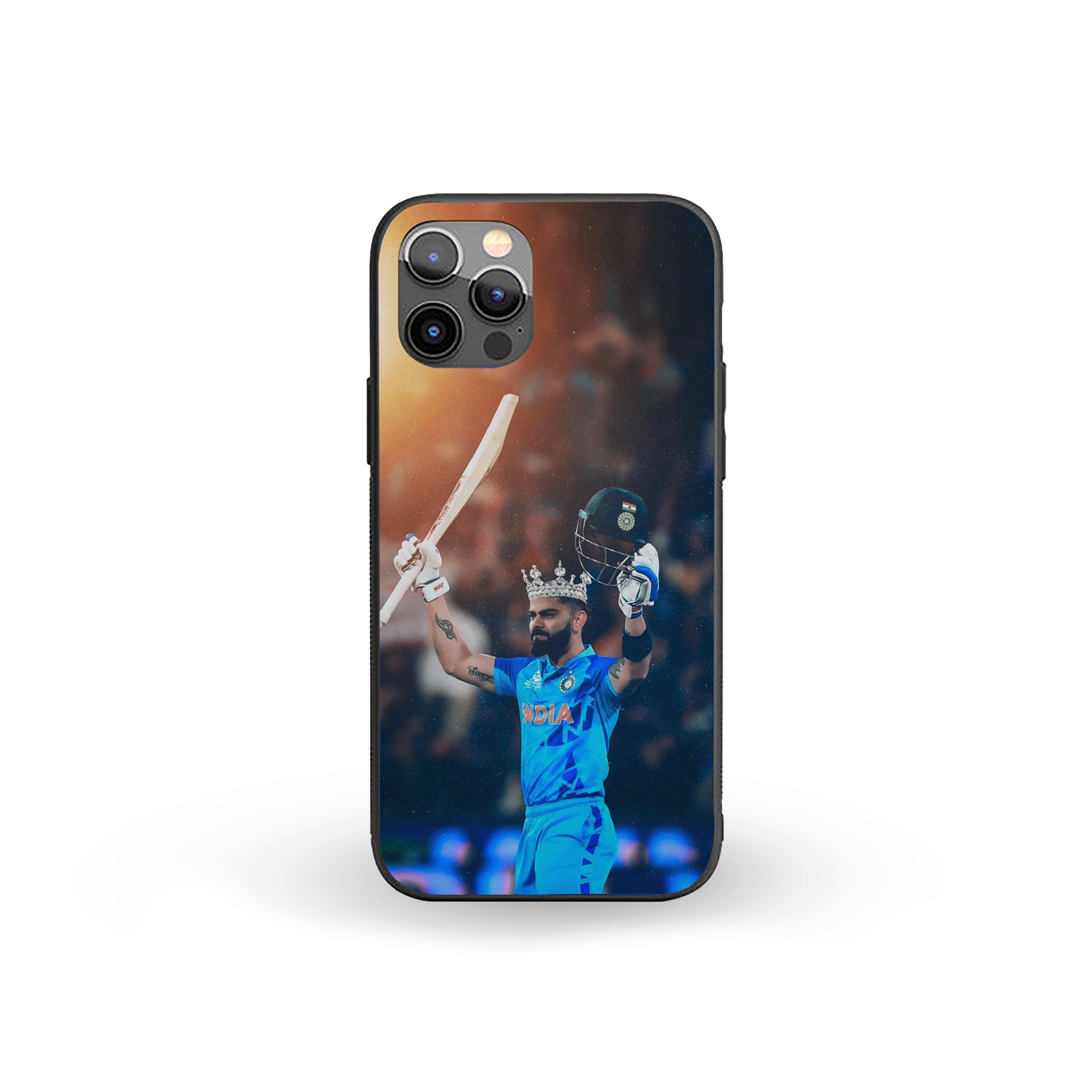 King Kohli Celibration Cricket Silicone Armored Phone Case