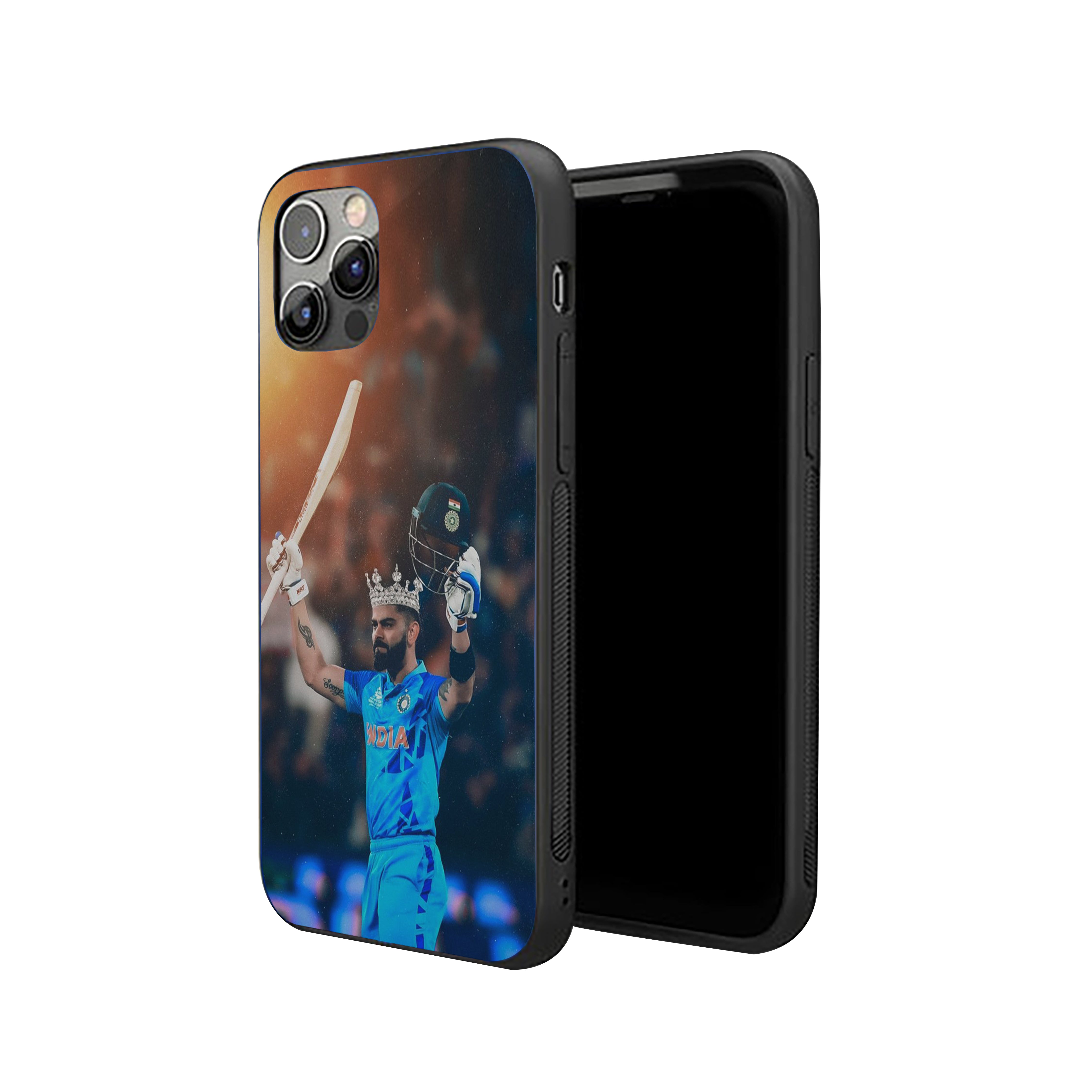 King Kohli Celibration Cricket Silicone Armored Phone Case