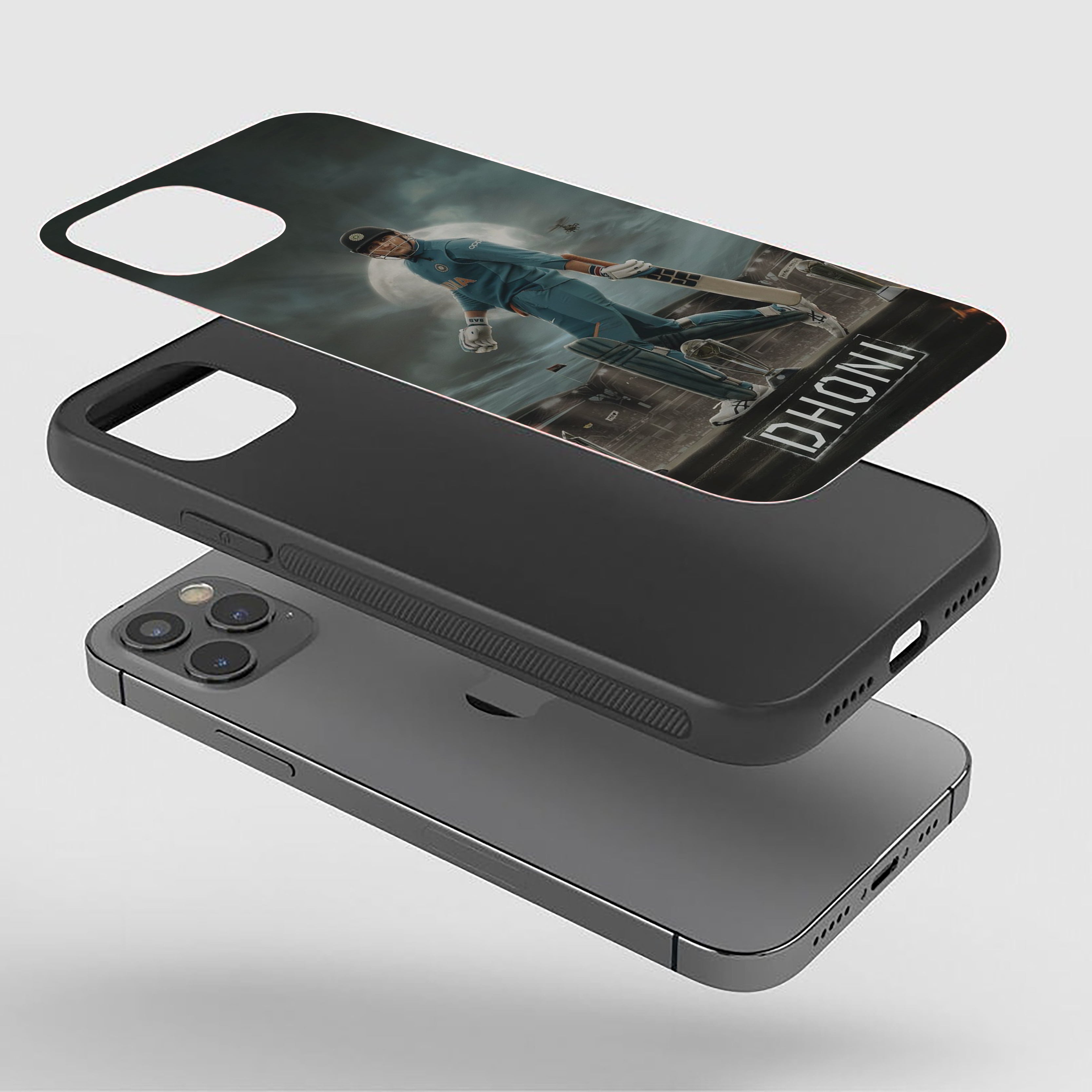 The Legend of Dhoni Cricket Silicone Armored Phone Case