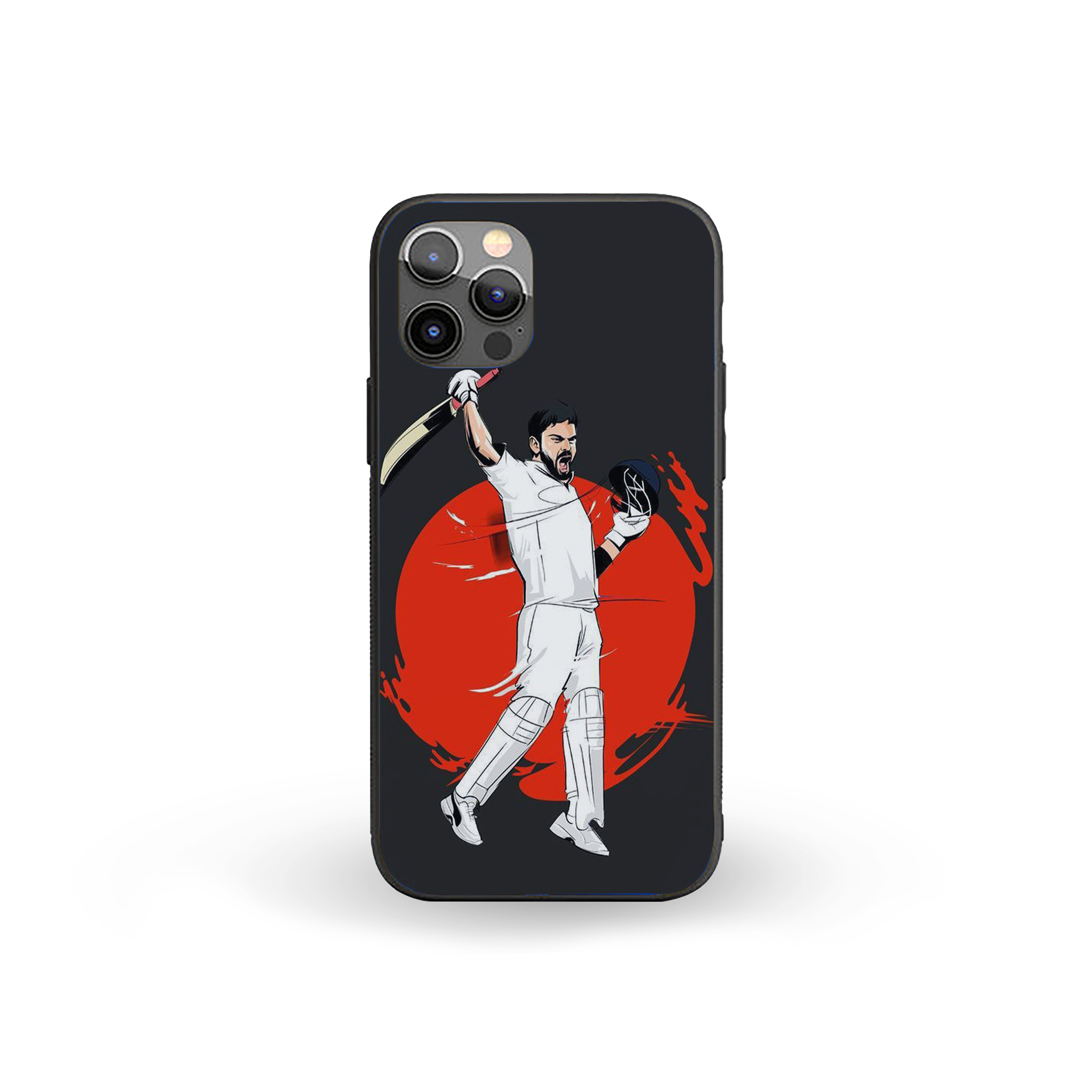 The Fierce Celebration Cricket Silicone Armored Phone Case