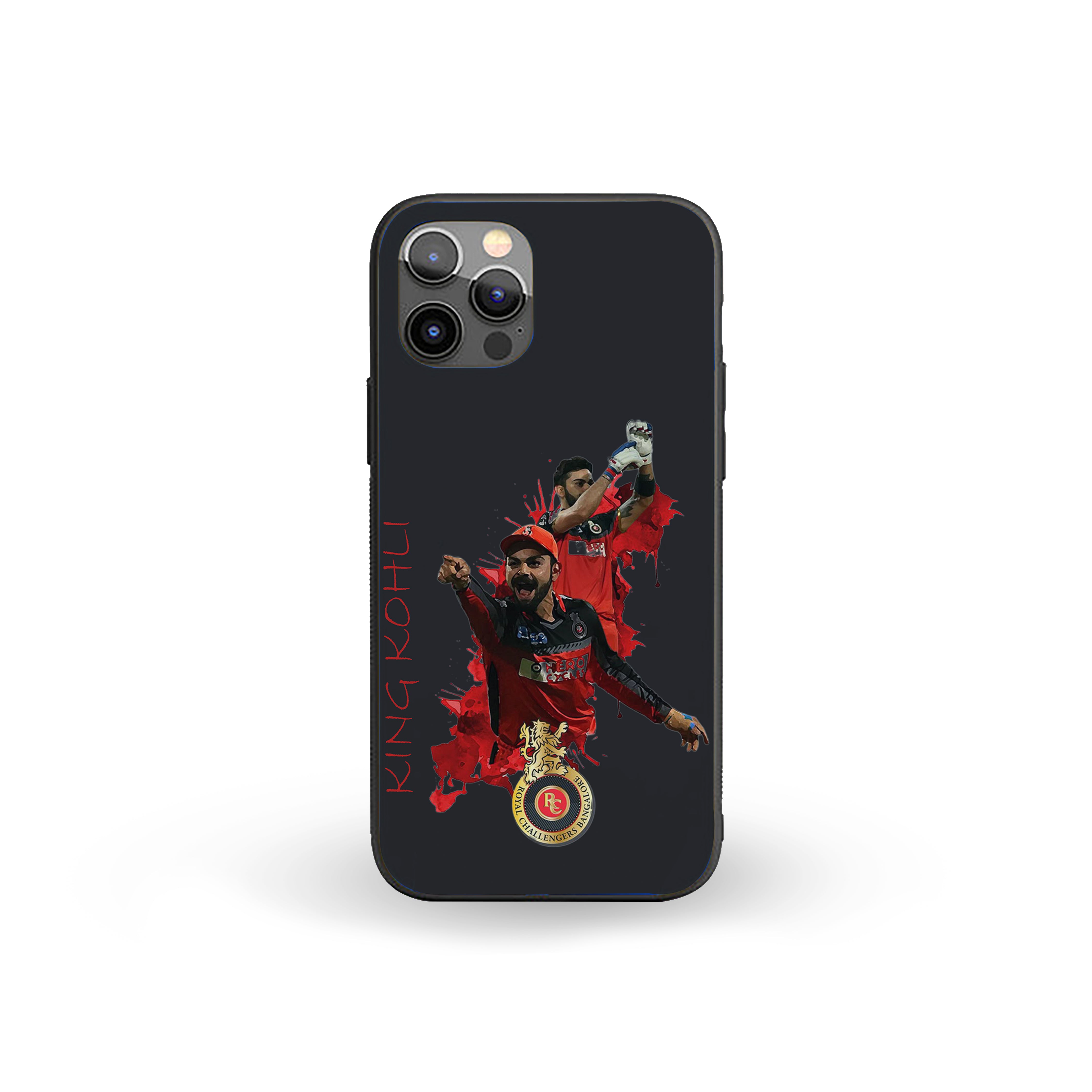 King Kohli Edition Cricket Silicone Armored Phone Case