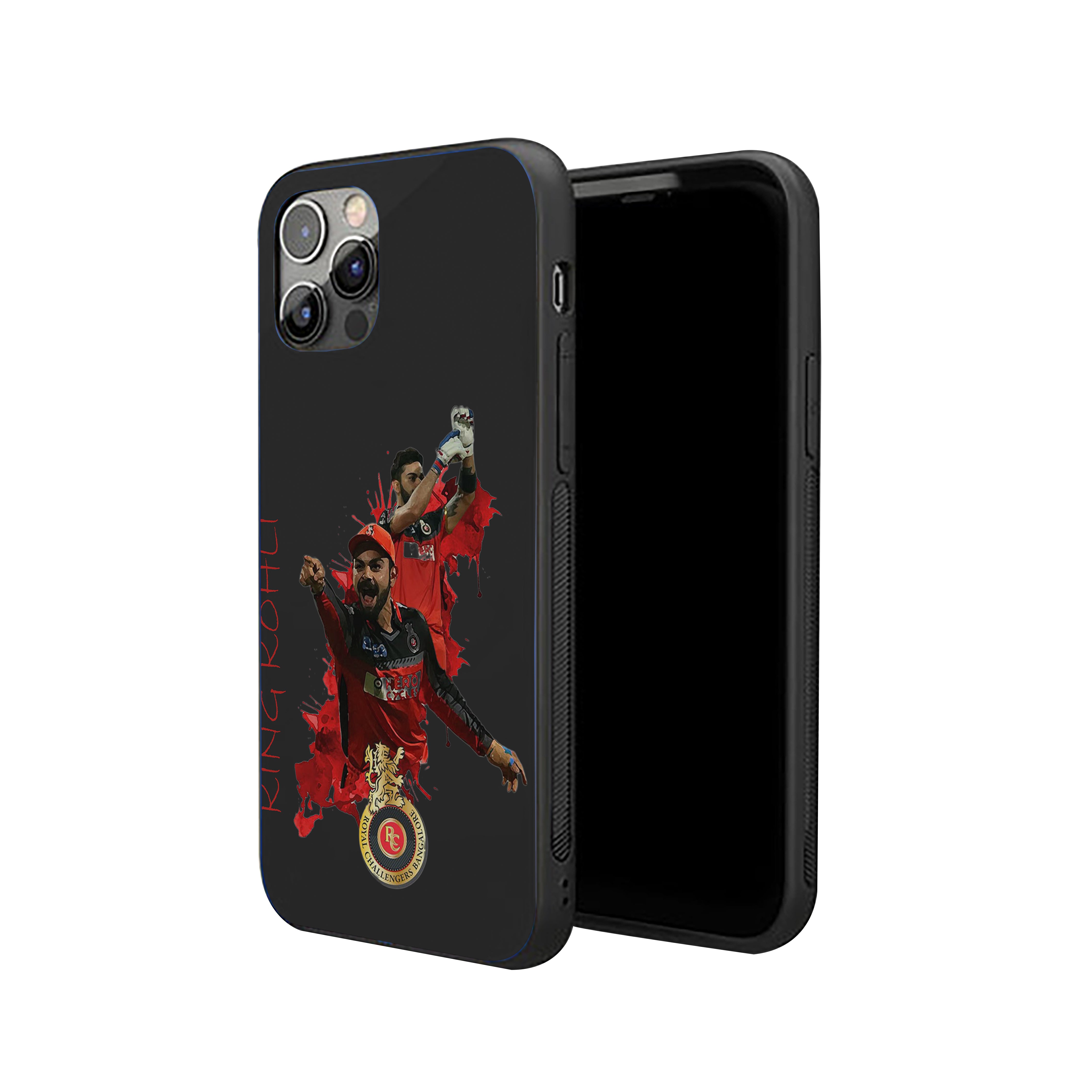 King Kohli Edition Cricket Silicone Armored Phone Case
