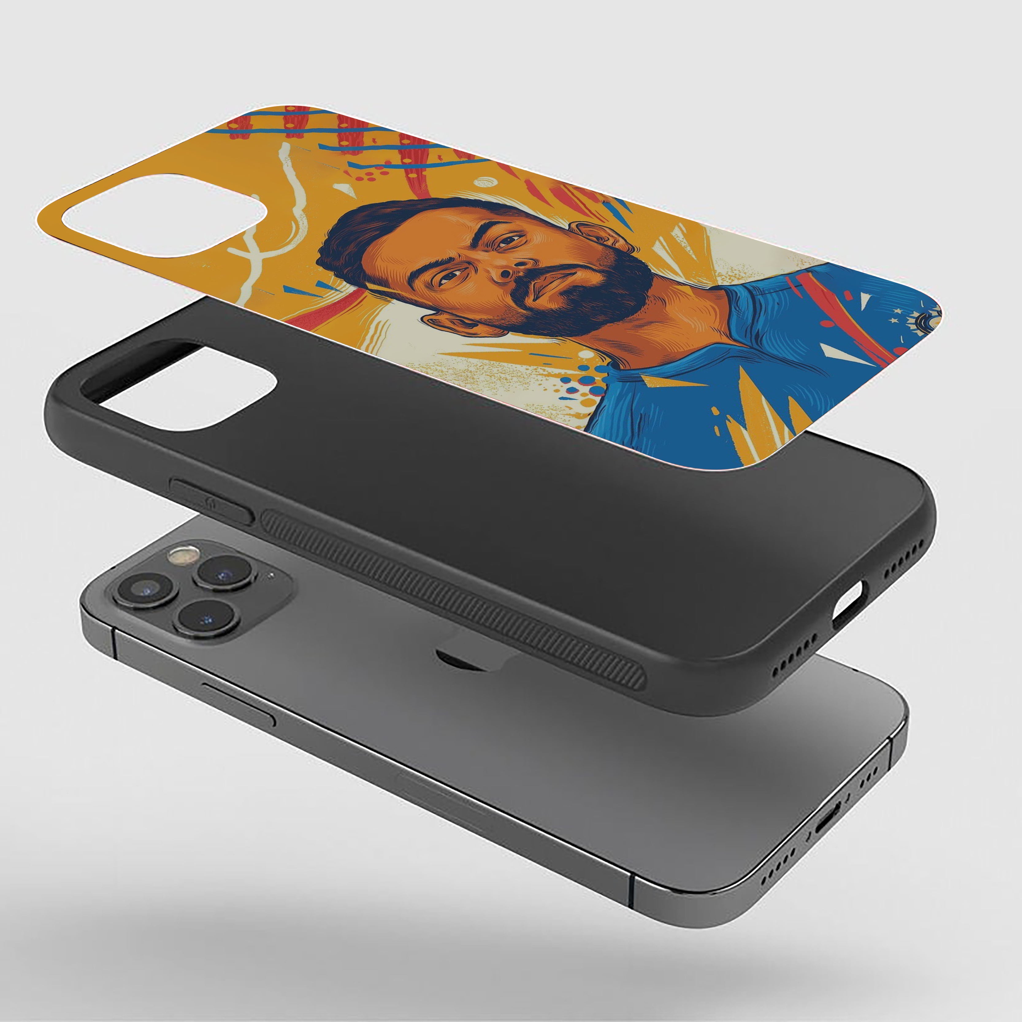 The Champion Spirit Cricket Silicone Armored Phone Case