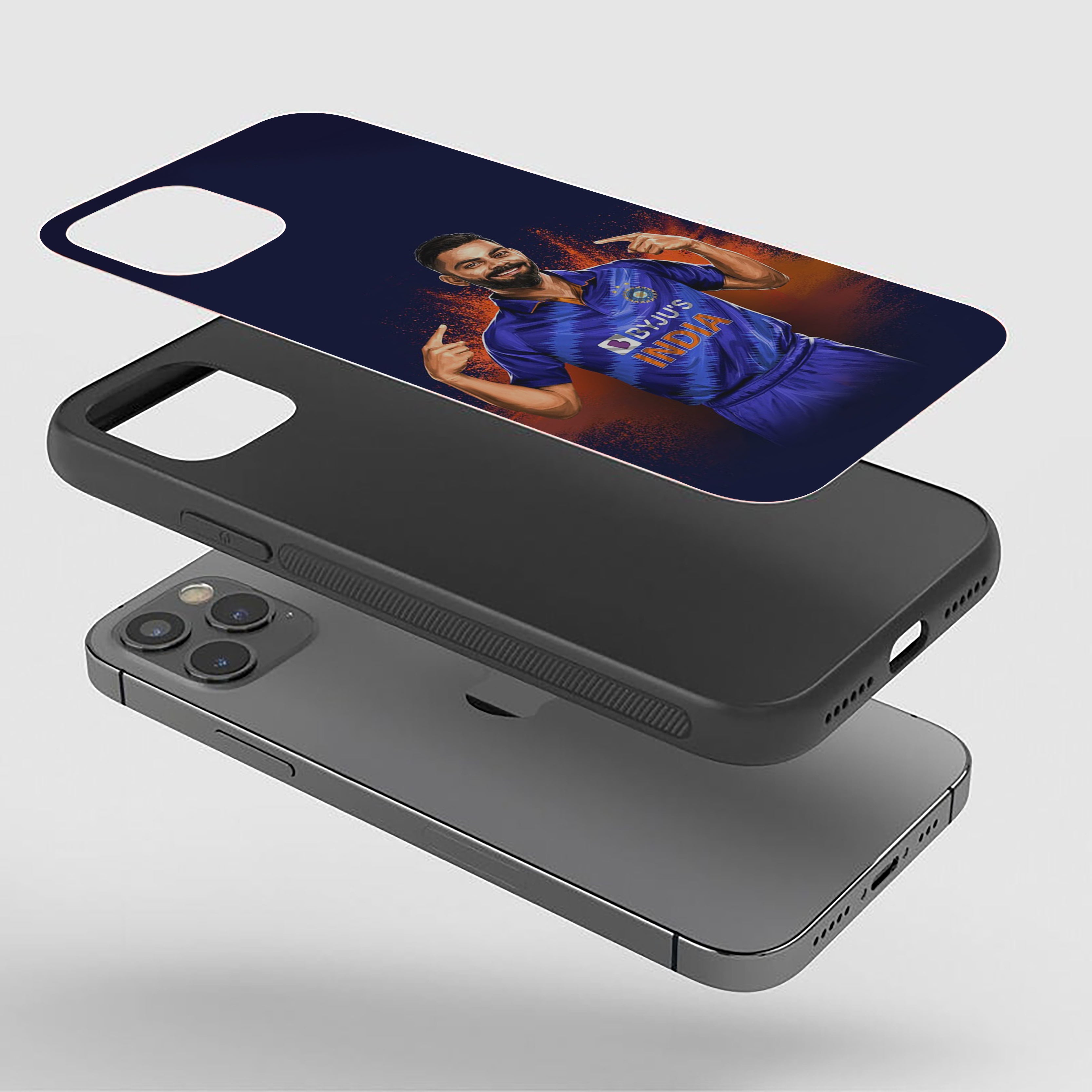 King Kohli - The Icon Cricket Silicone Armored Phone Case