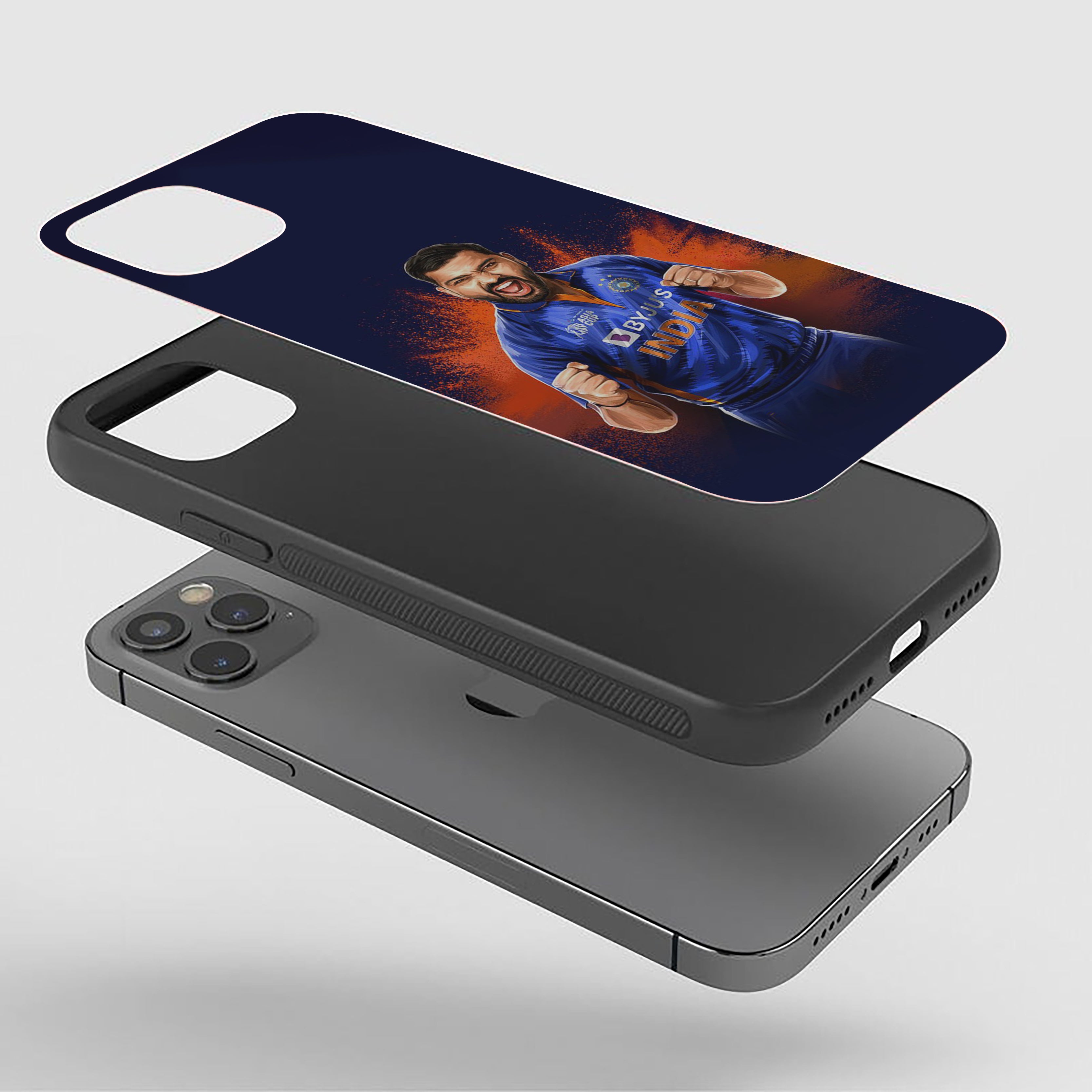 Roaring Sharma - The Hitman Cricket Silicone Armored Phone Case