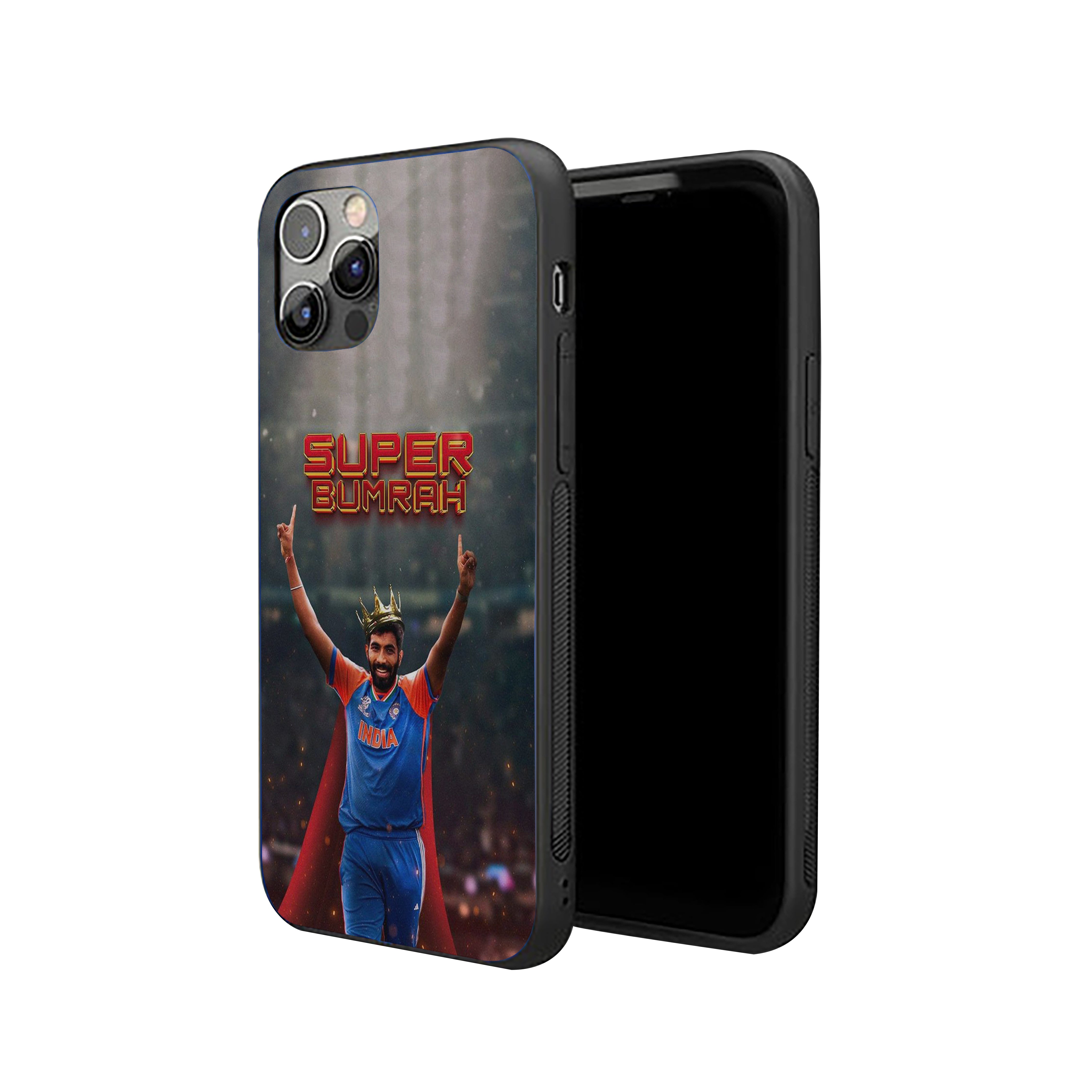 Super Bumrah Cricket Silicone Armored Phone Case