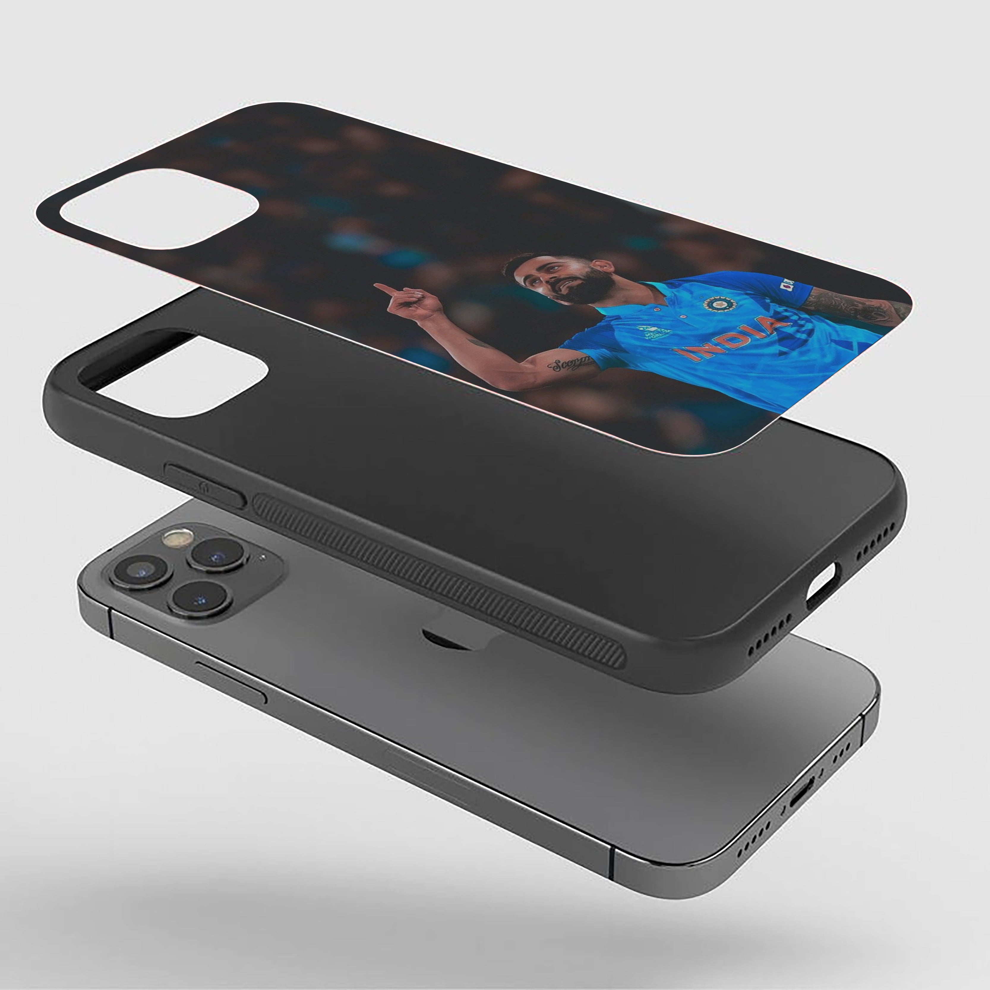 King Kohli – The Moment of Glory Cricket Silicone Armored Phone case