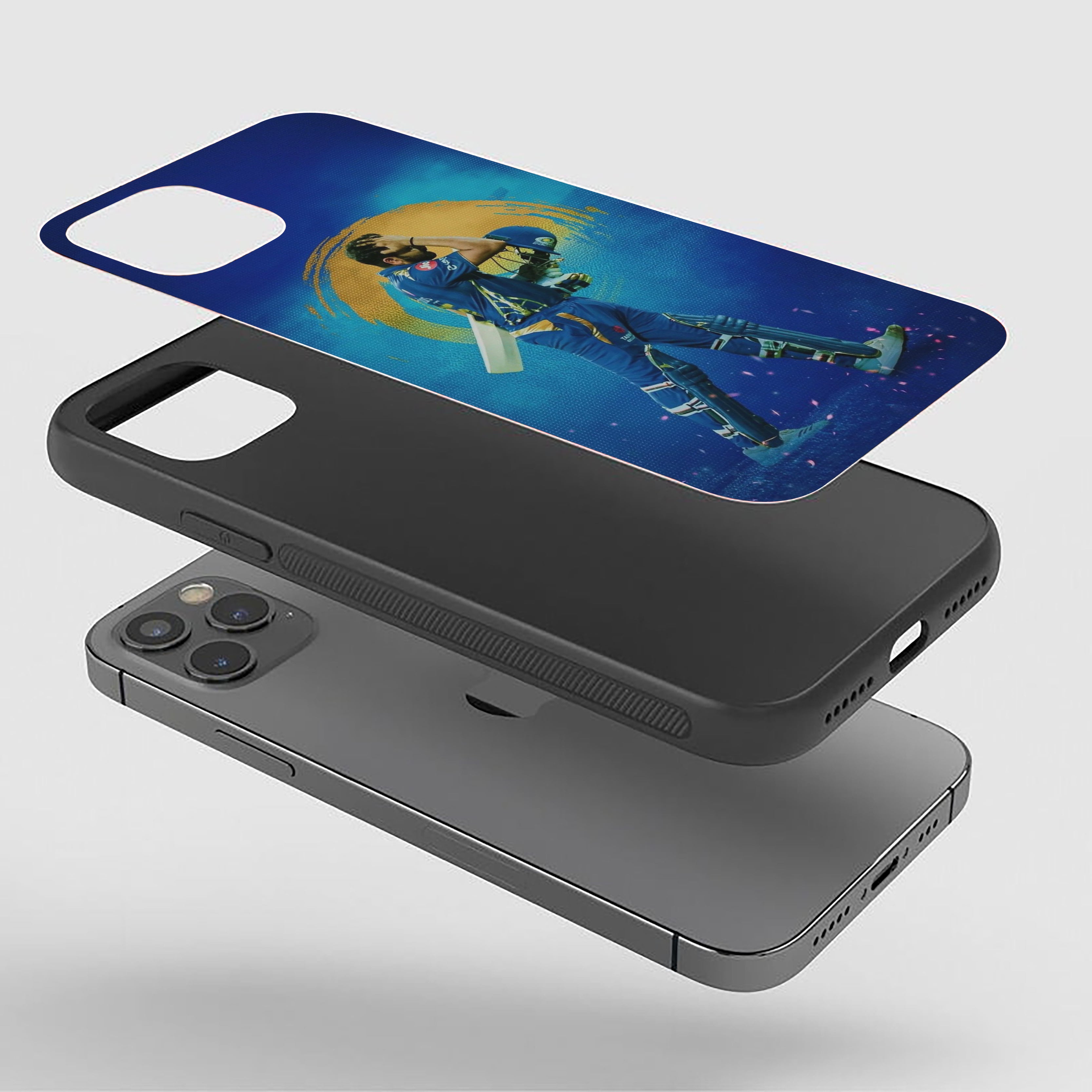 The Walk of a Champion Cricket Silicone Armored Phone Case