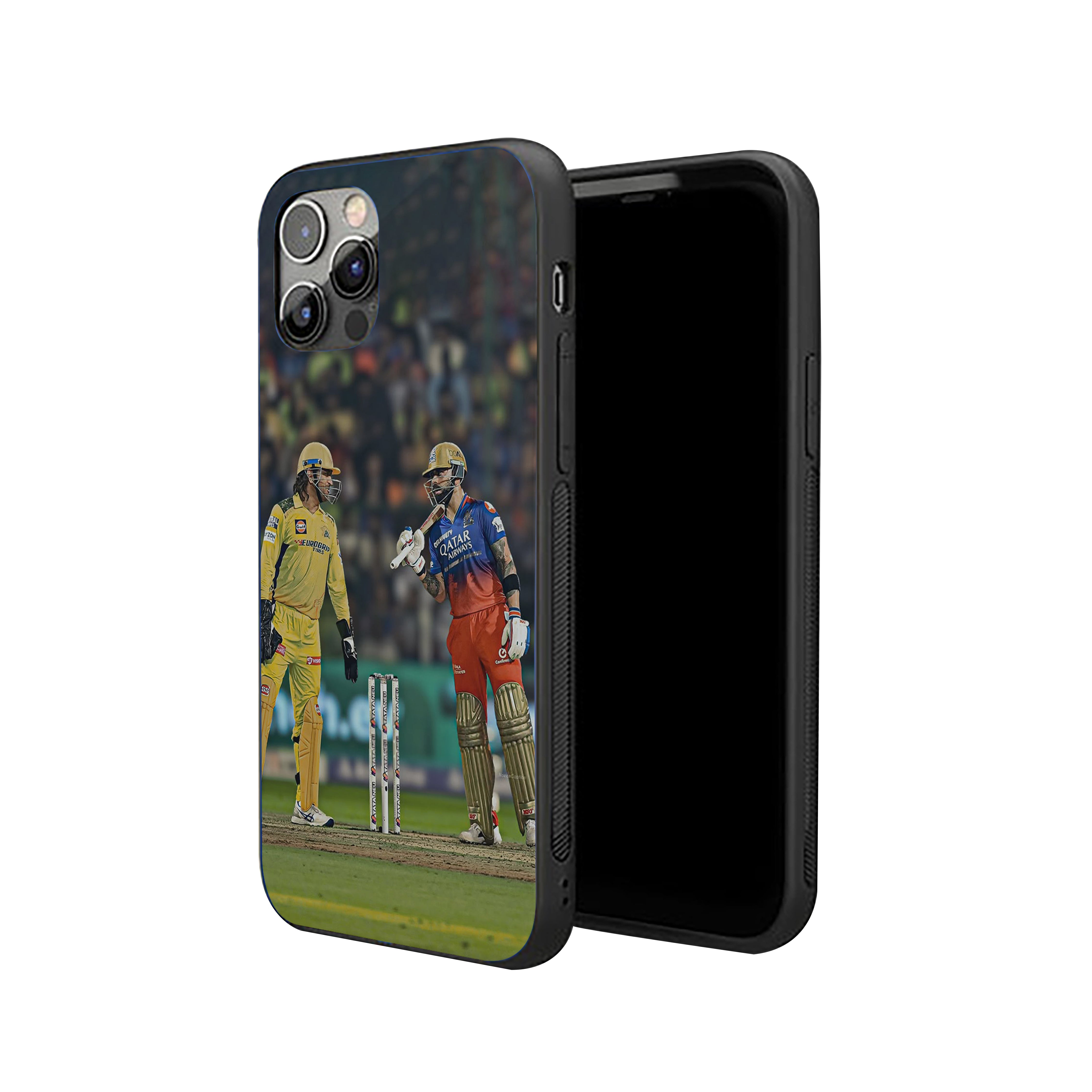 Captain Cool vs King Kohli Silicone Armored Phone Case
