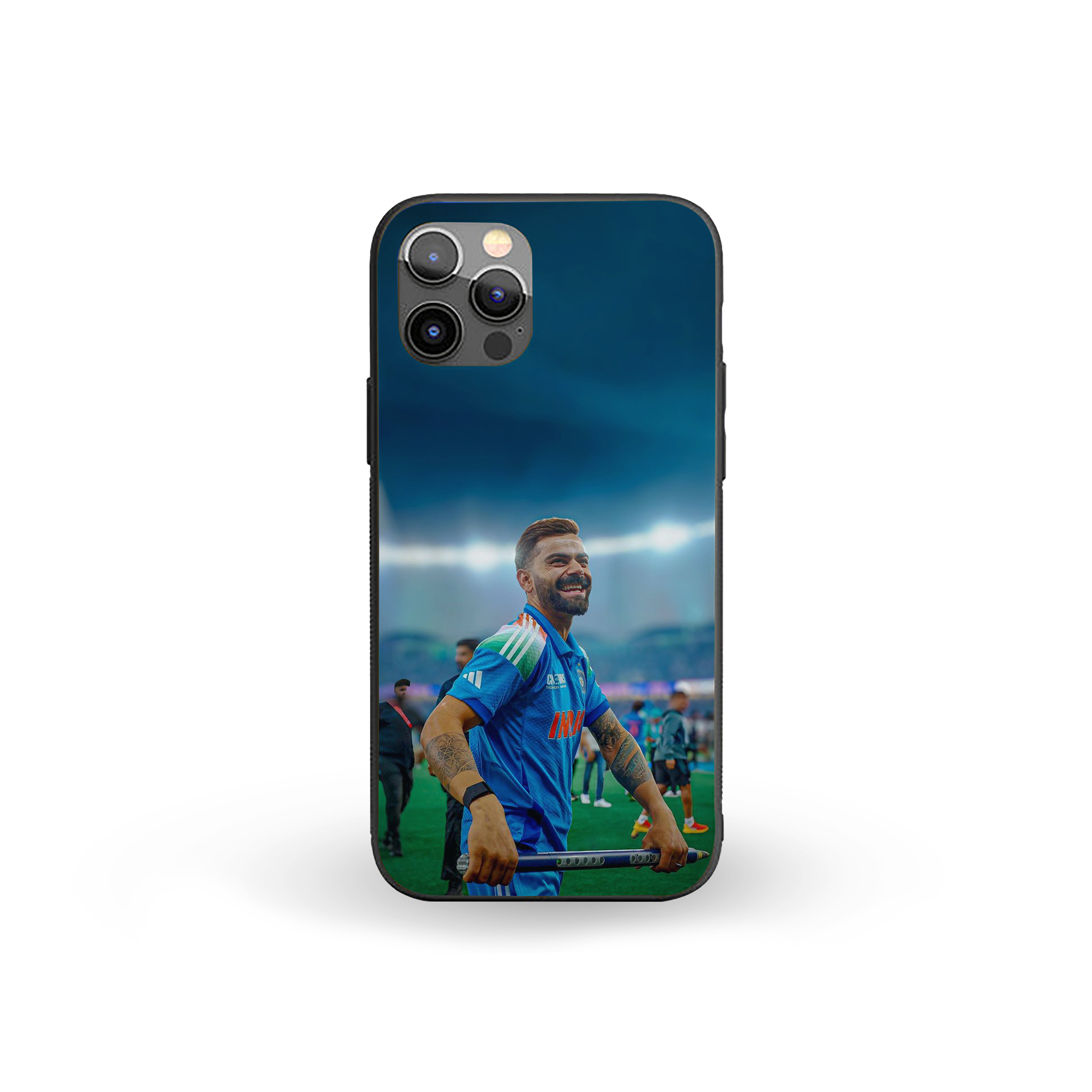 Virat Kohli Victory Silicone Armored Phone Case