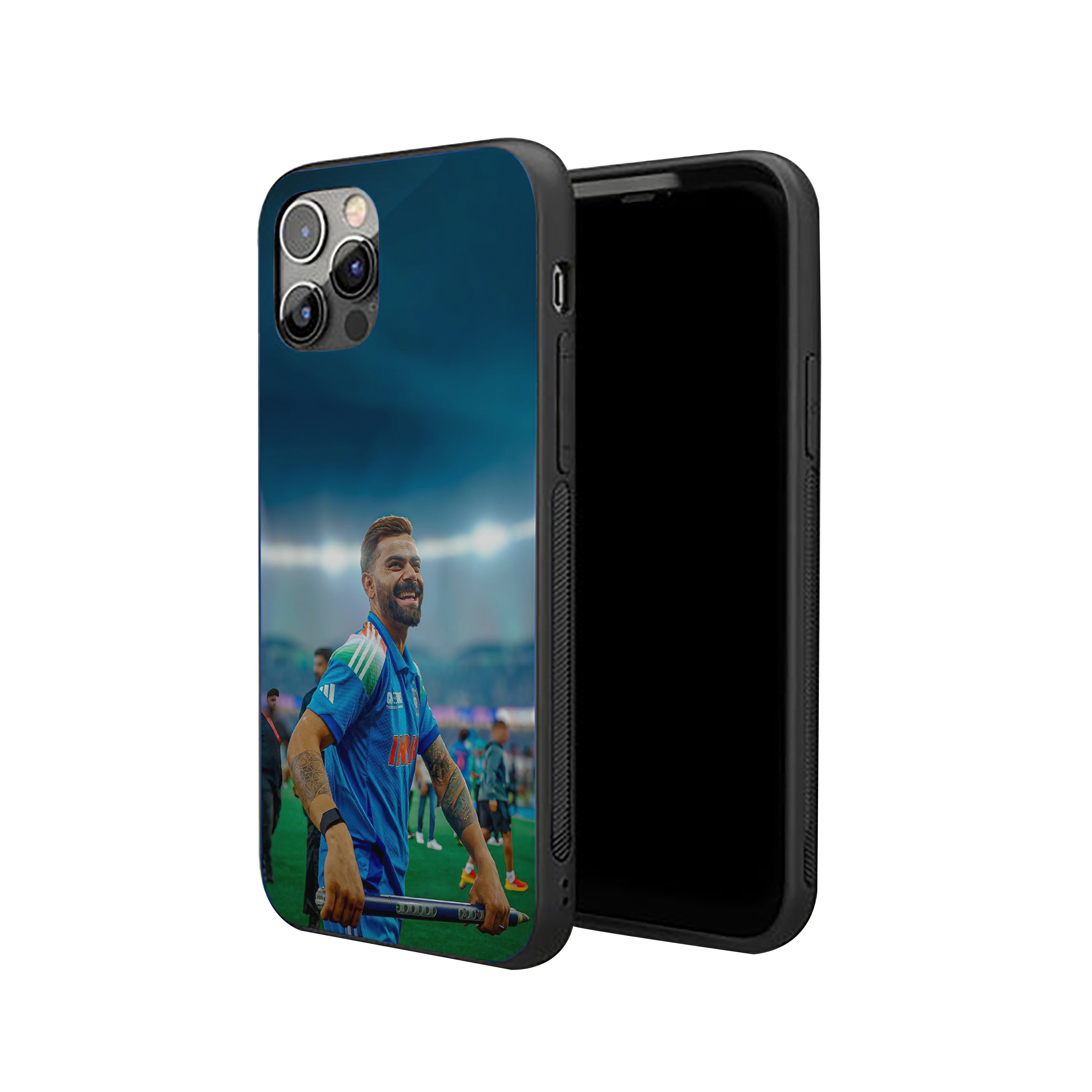 Virat Kohli Victory Silicone Armored Phone Case
