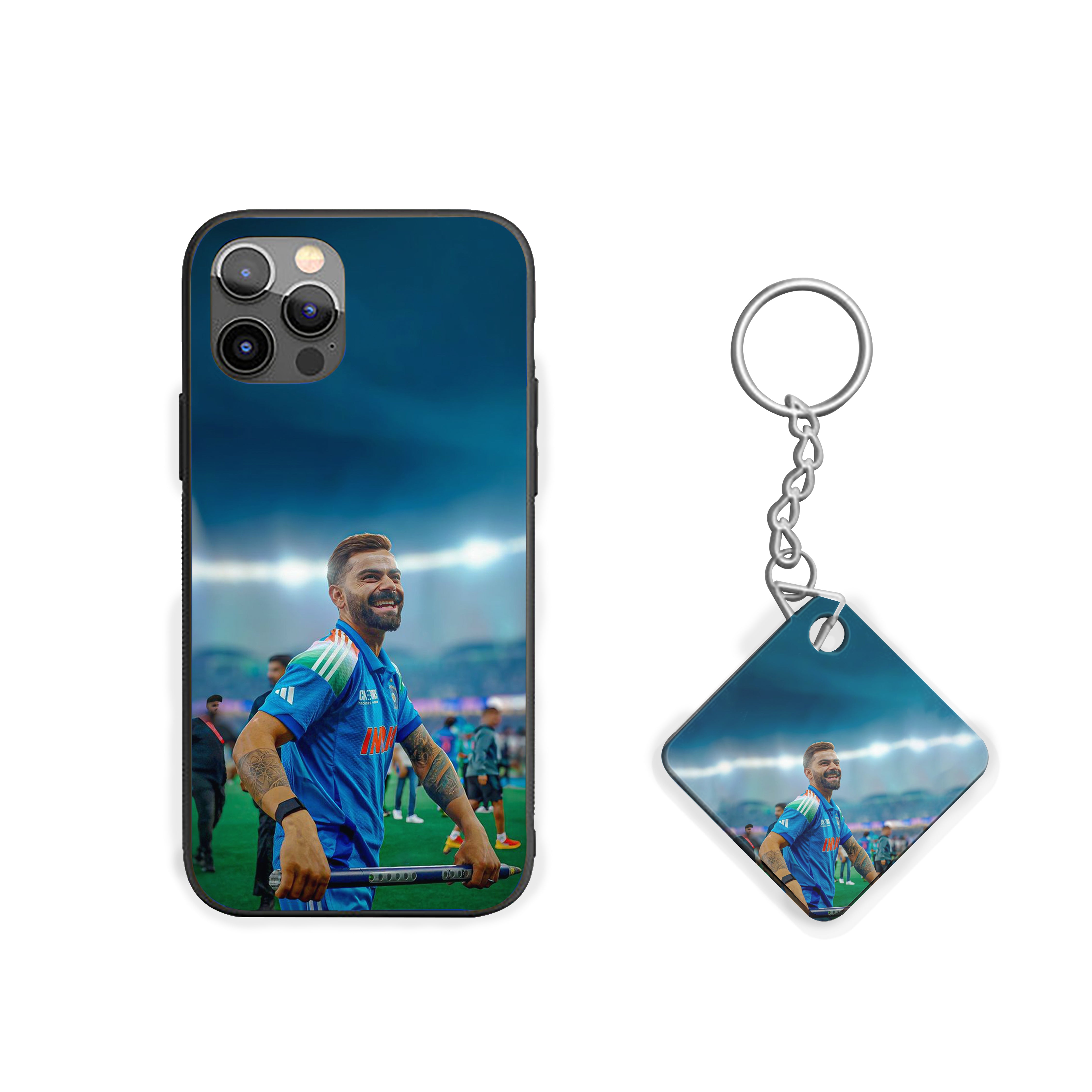 Virat Kohli Victory Silicone Armored Phone Case