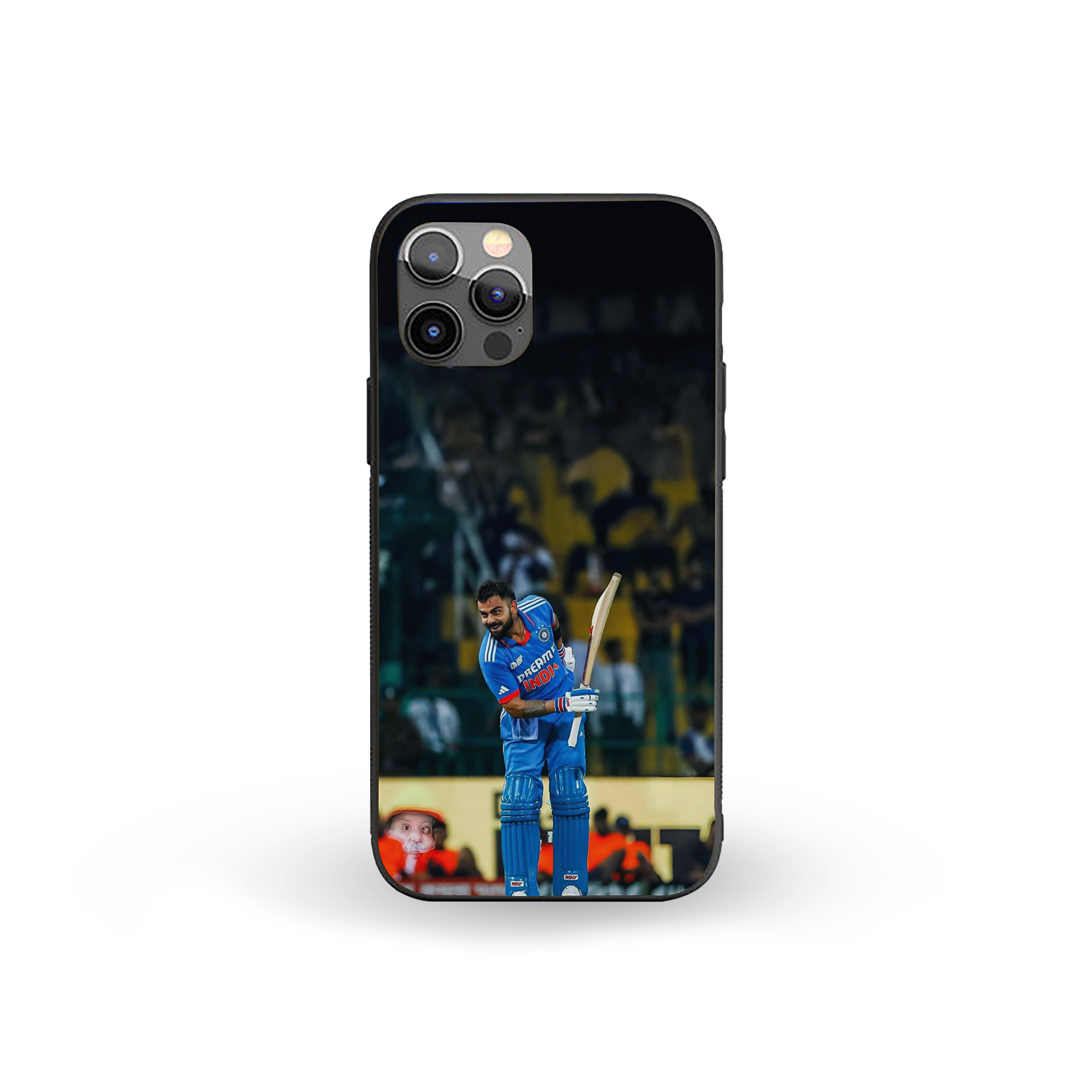 Virat Kohli Iconic Century Pose Silicone Armored Phone Case 76