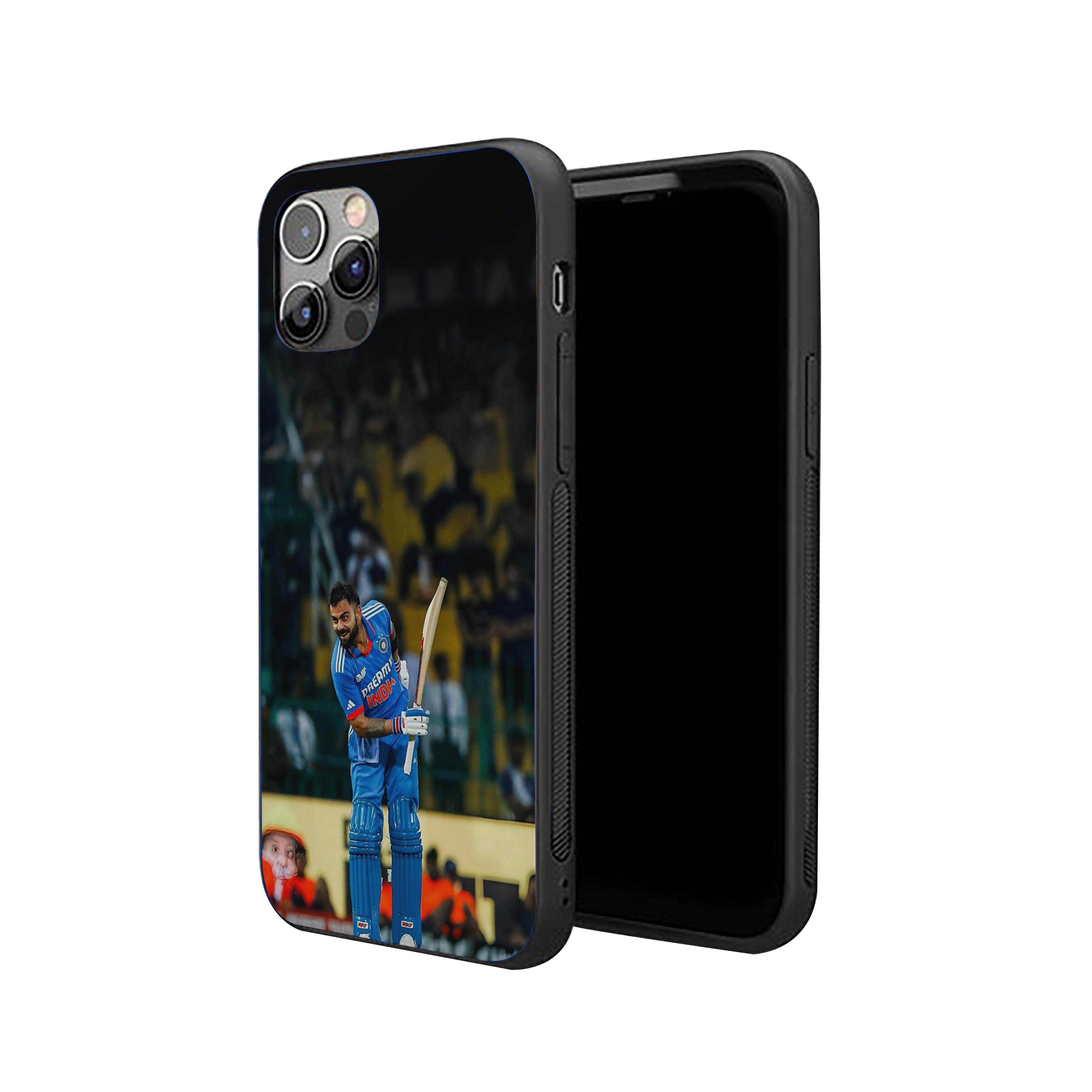 Virat Kohli Iconic Century Pose Silicone Armored Phone Case 76