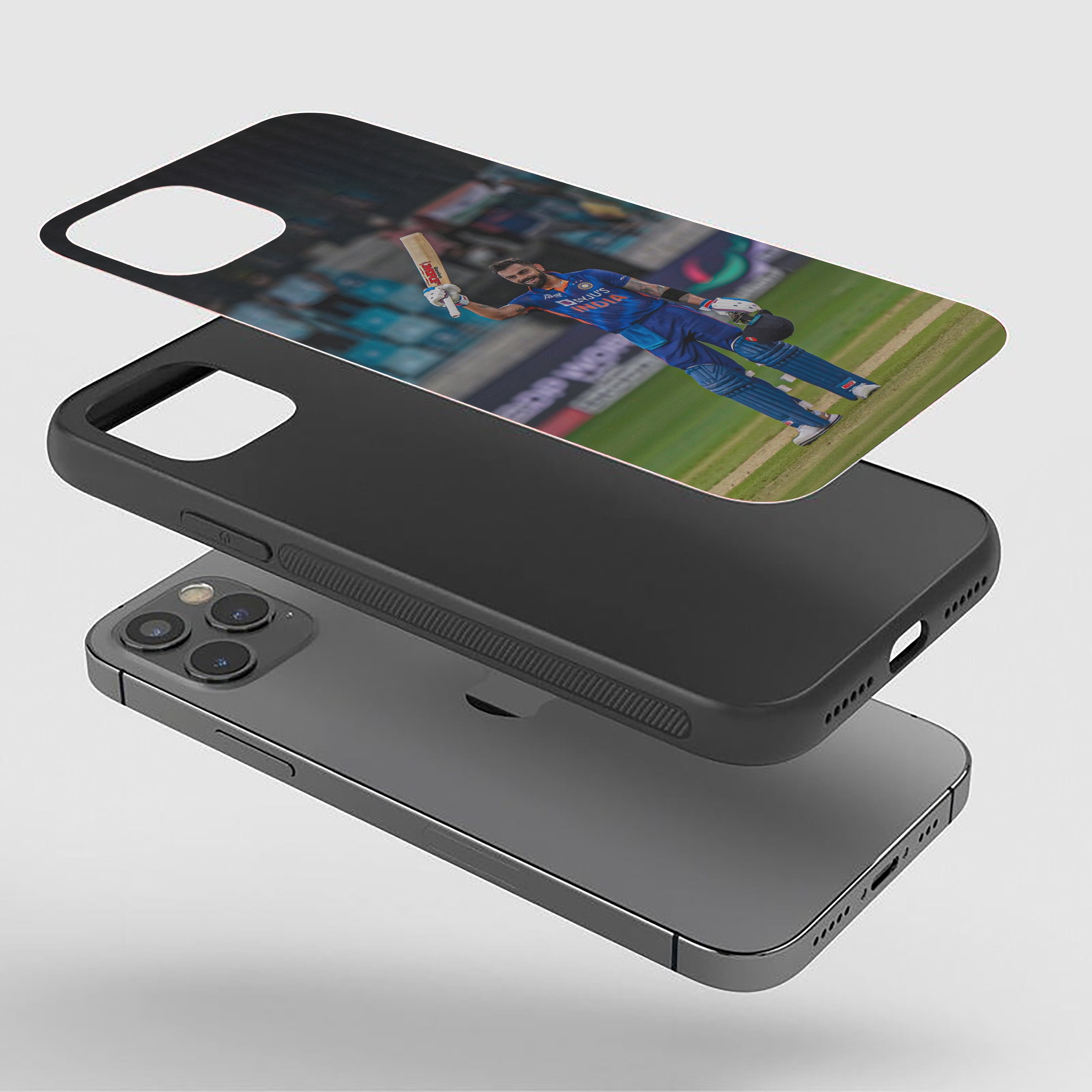 Virat Kohli Century Celebration Silicone Armored Phone Case