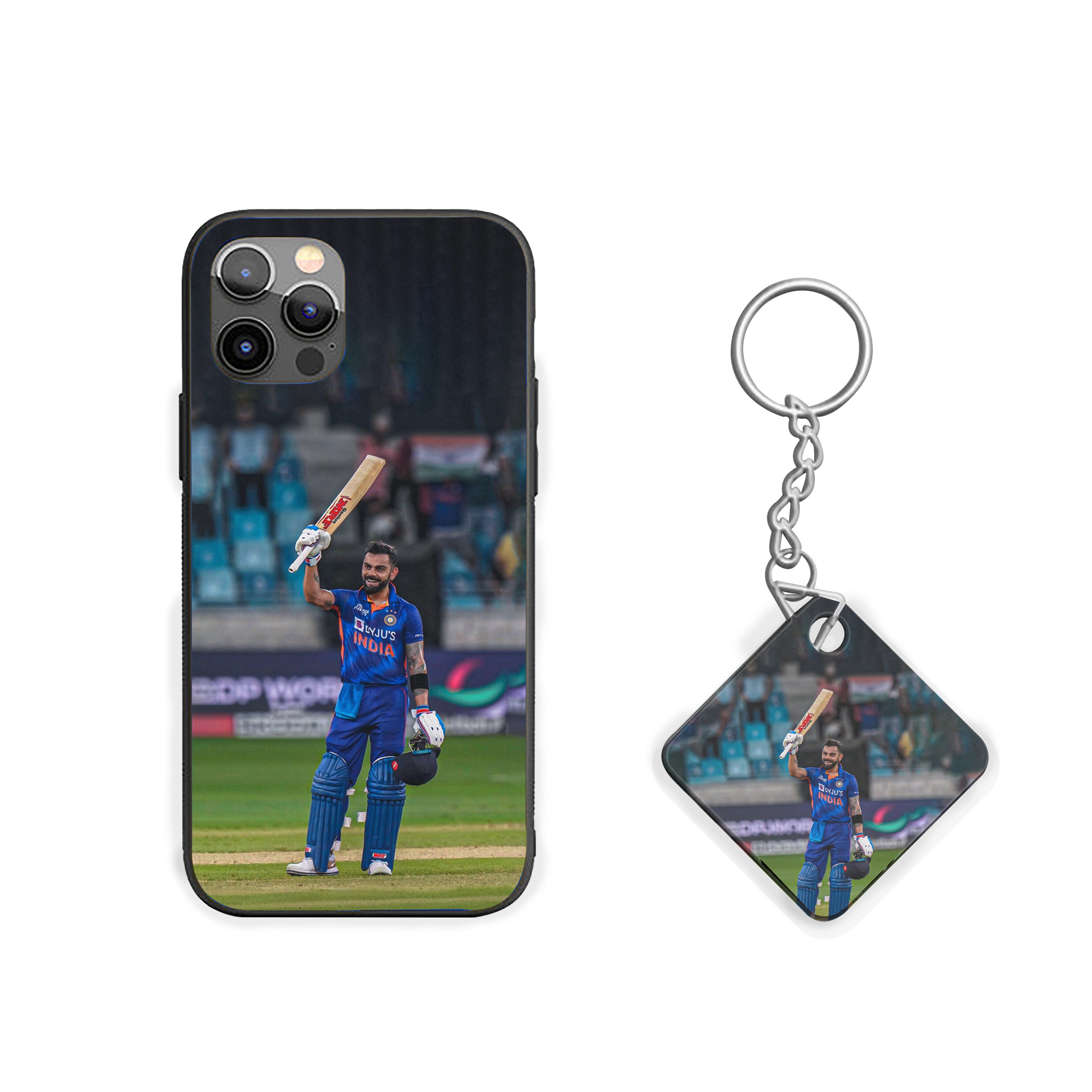 Virat Kohli Century Celebration Silicone Armored Phone Case