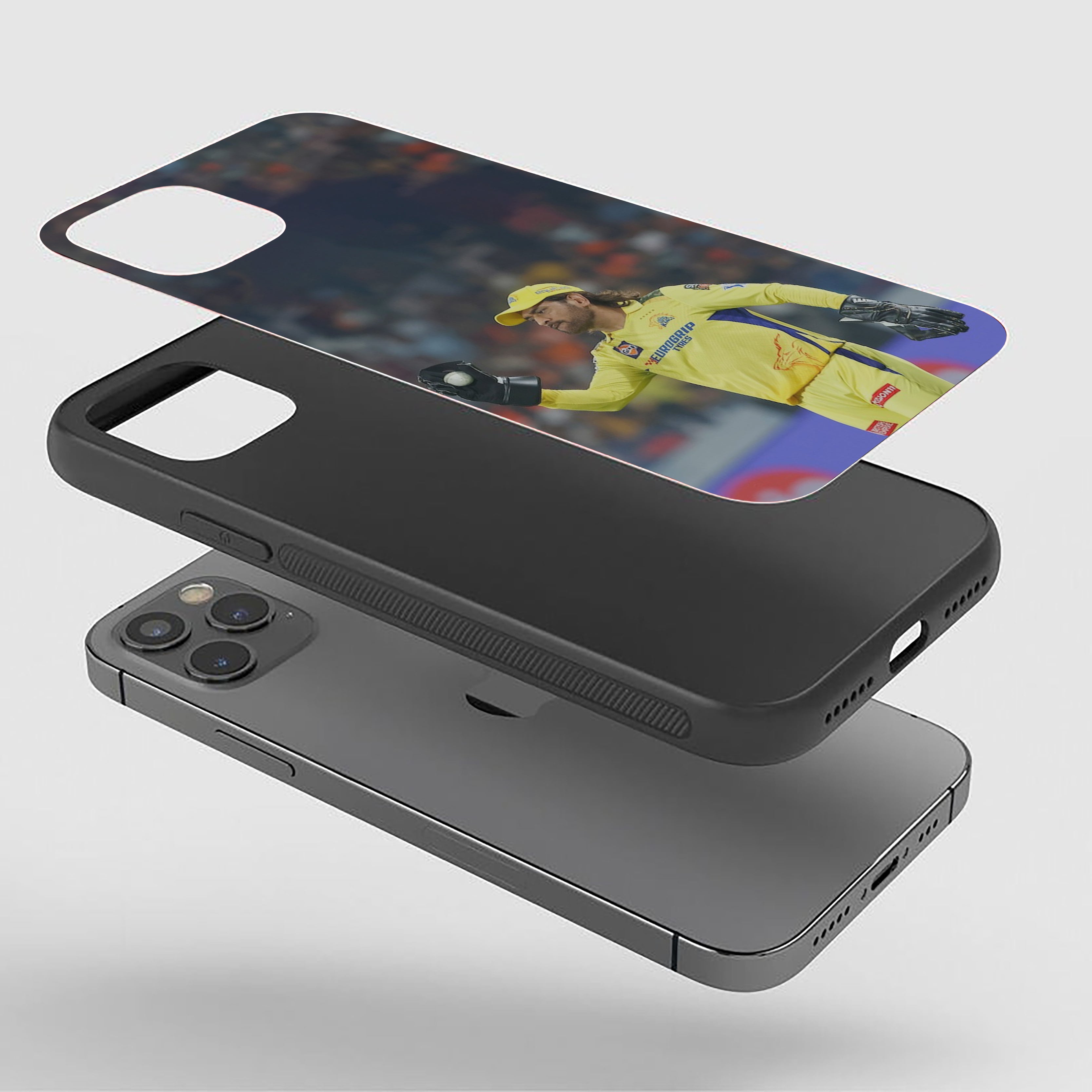 Thala Dhoni CSK Edition Silicone Armored Phone Case