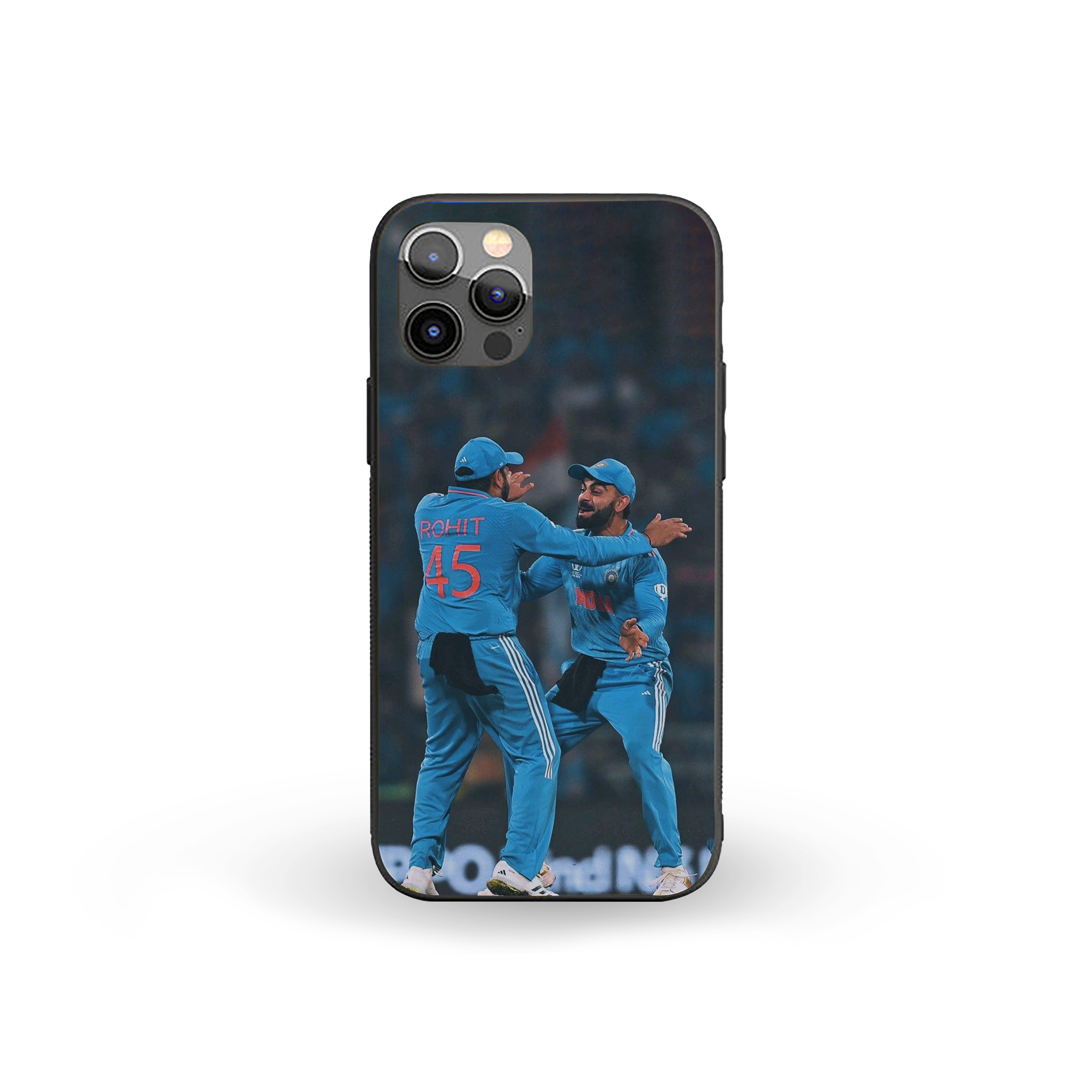 Rohit Sharma and Virat Kohli Celebration Silicone Armored Phone Case