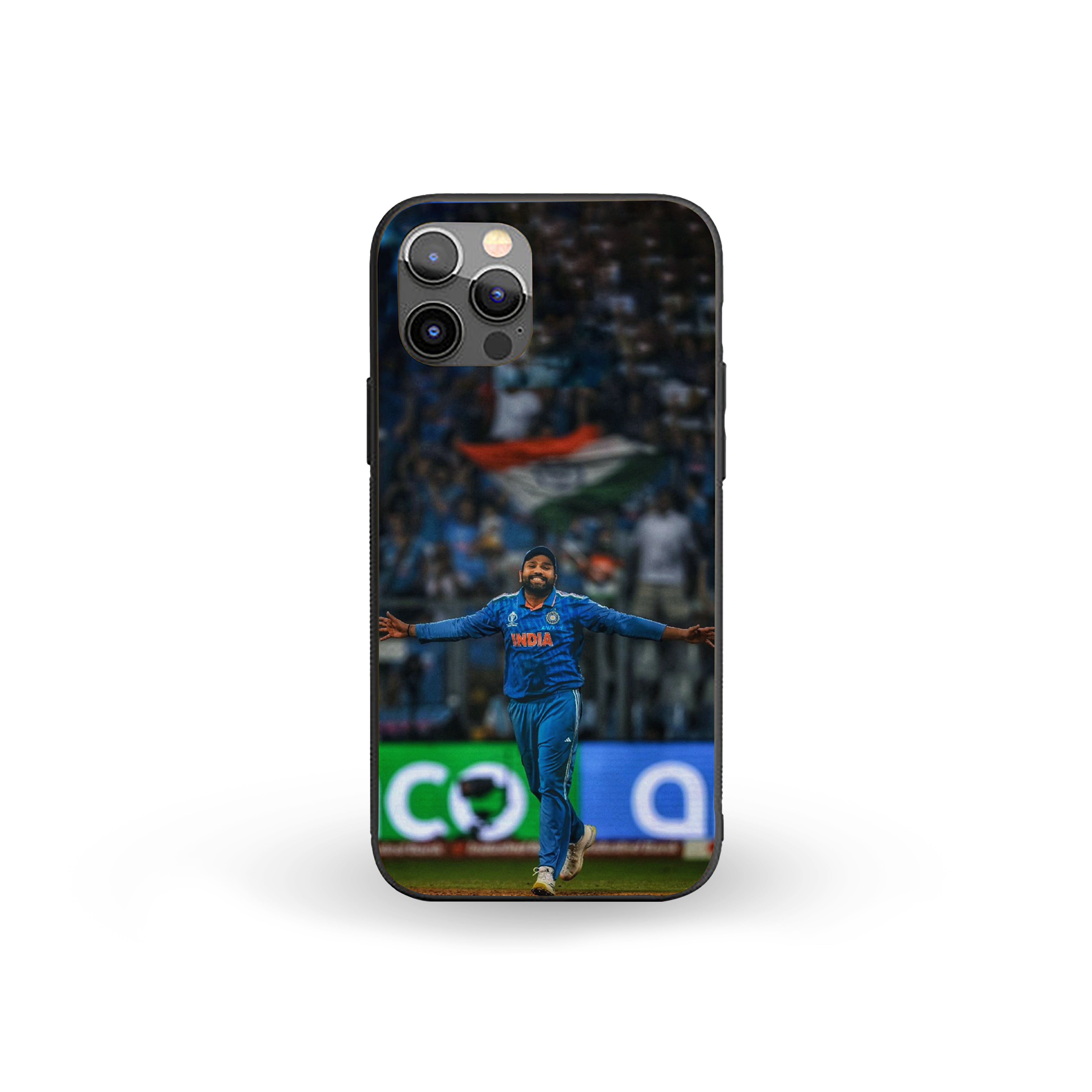 Rohit Sharma Legendary Action Silicone Armored Phone Case
