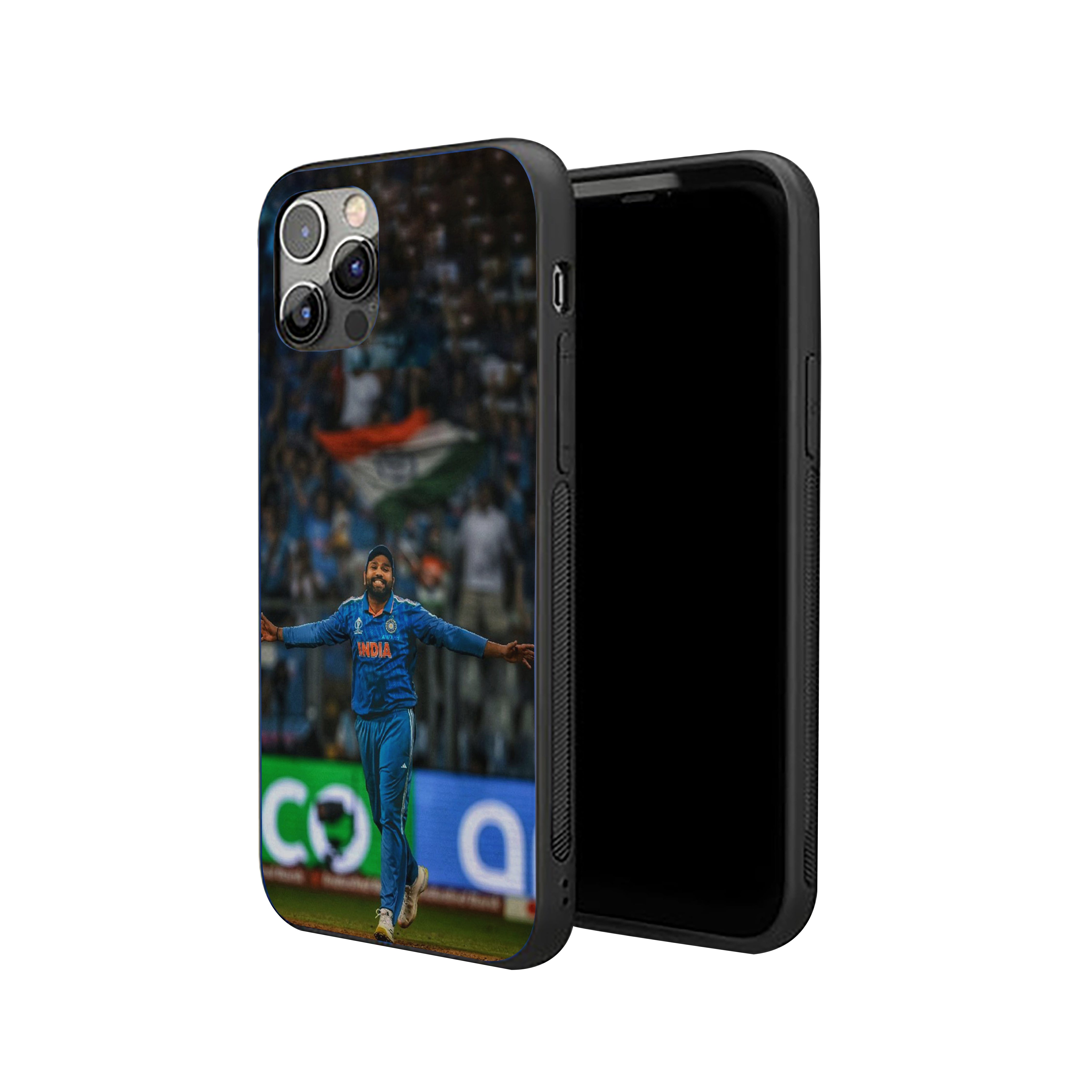 Rohit Sharma Legendary Action Silicone Armored Phone Case