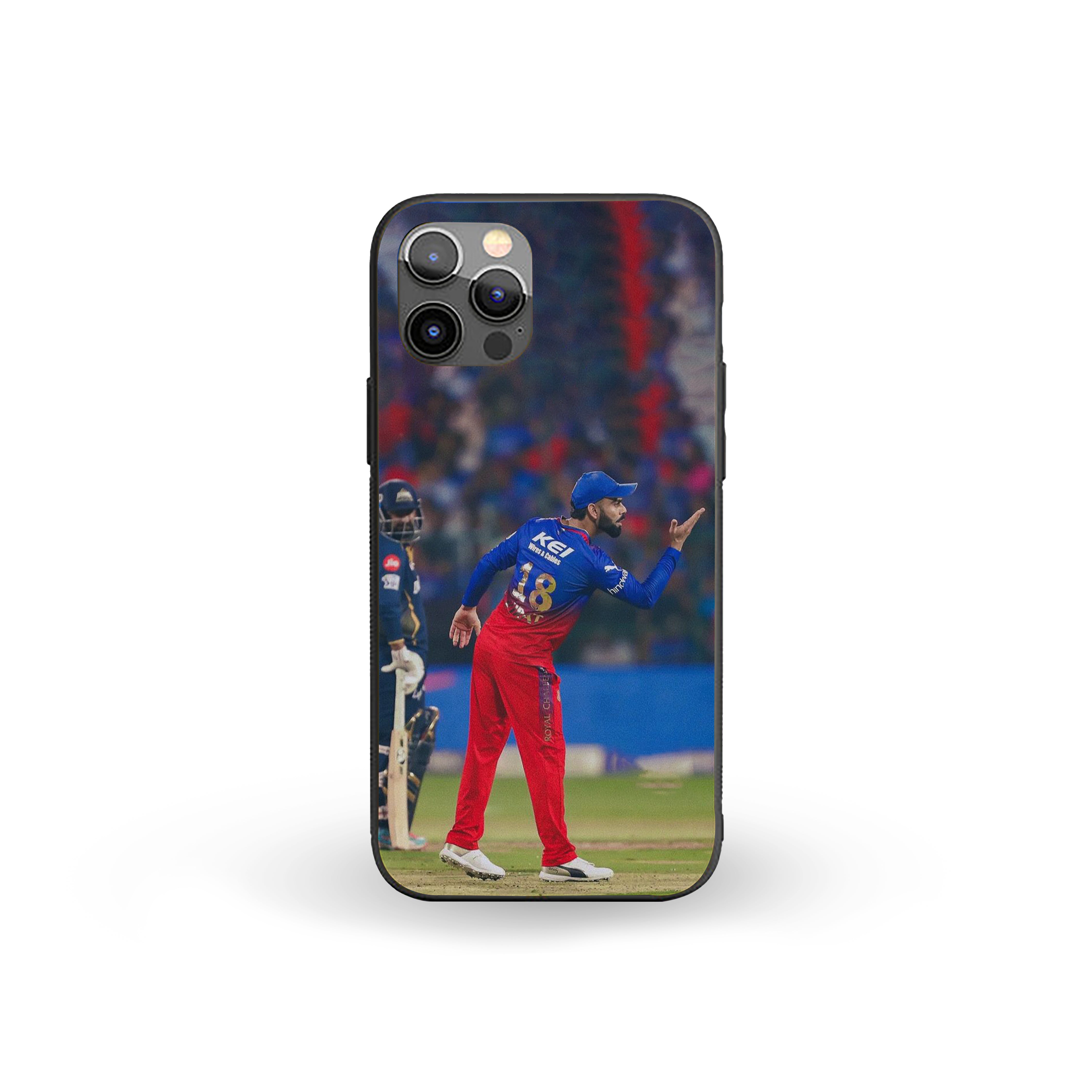 Virat Kohli Attitude RCB Silicone Armored Phone Case
