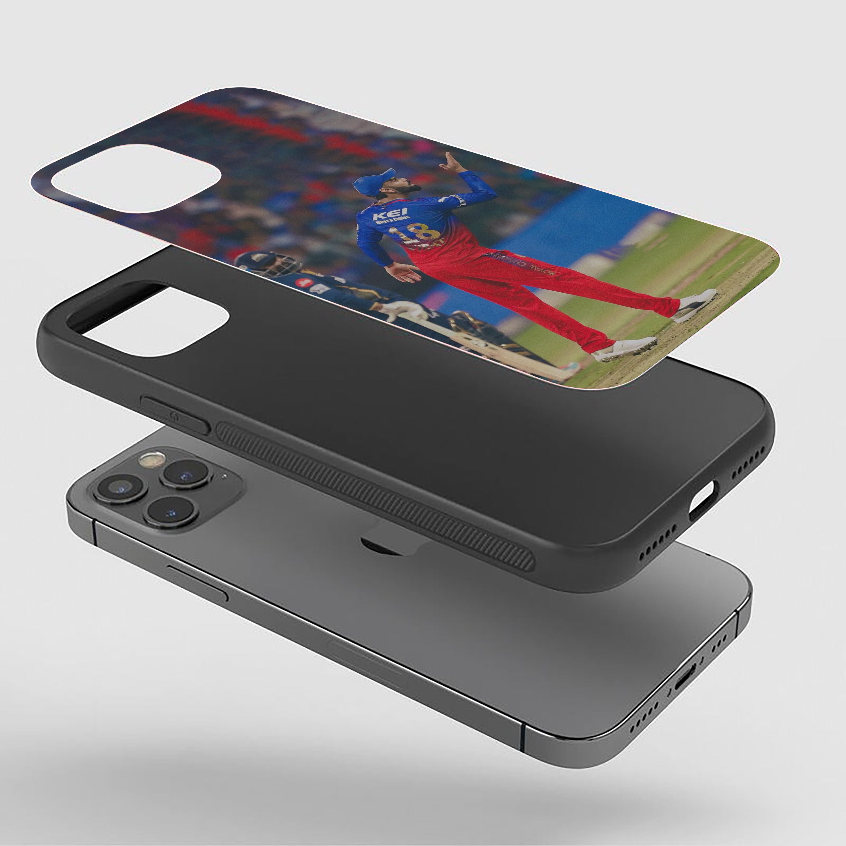 Virat Kohli Attitude RCB Silicone Armored Phone Case