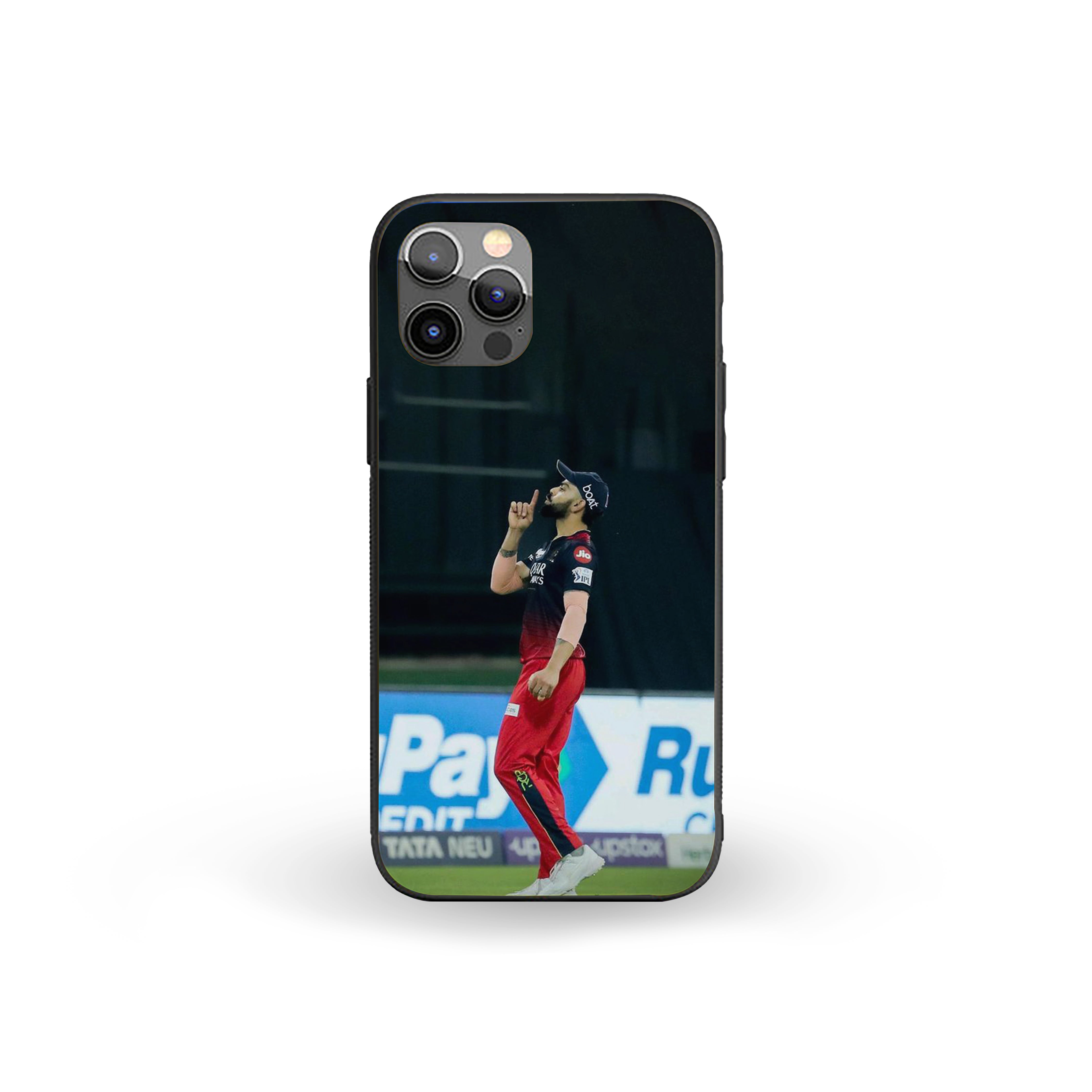 King Virat Kohli Attitude Look Silicone Armored Phone Case