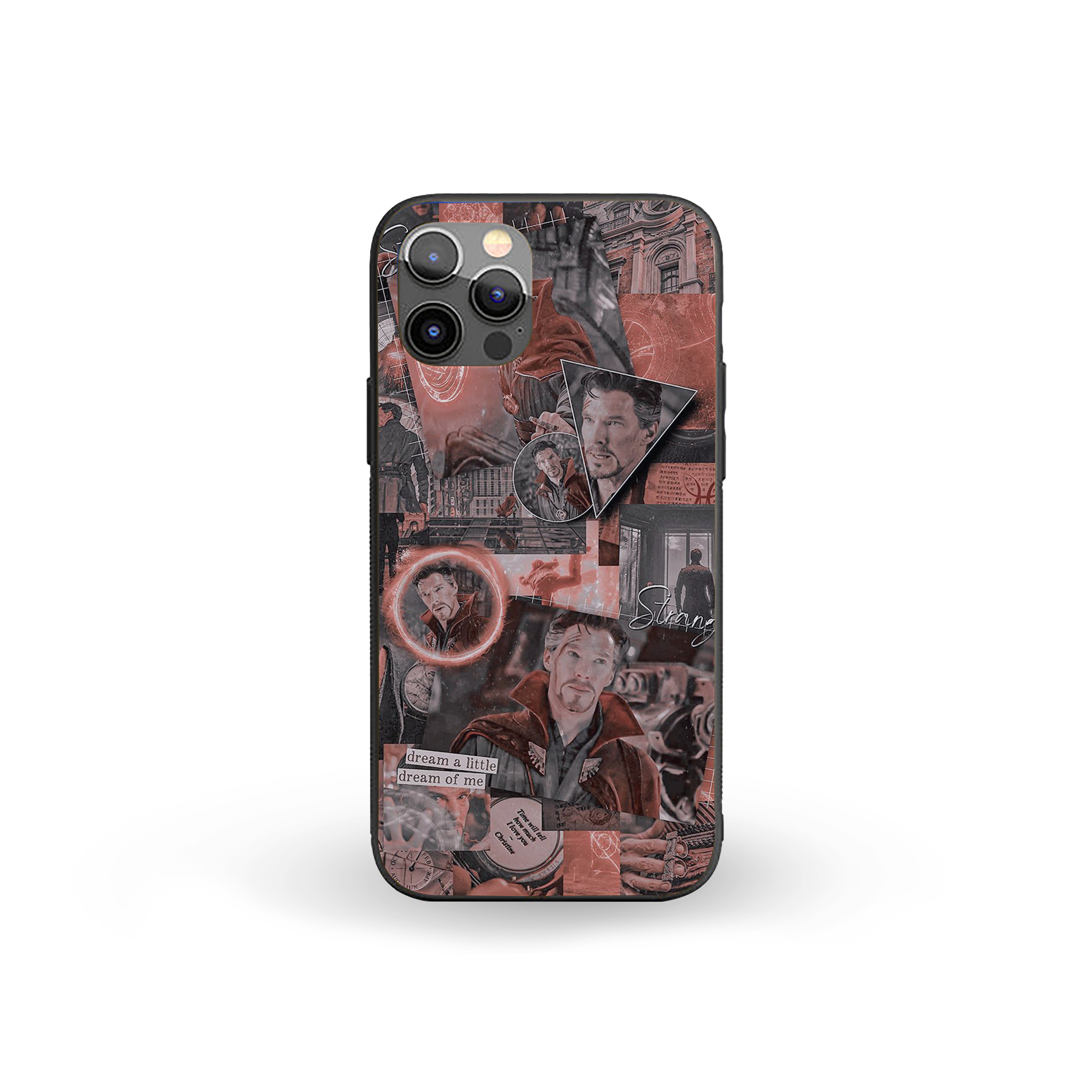 Doctor Strange The Amazing Collage Silicone Armored Phone Case